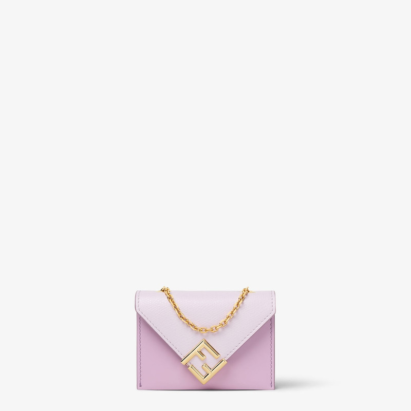FF Diamonds Card Case Lilac leather card case 1