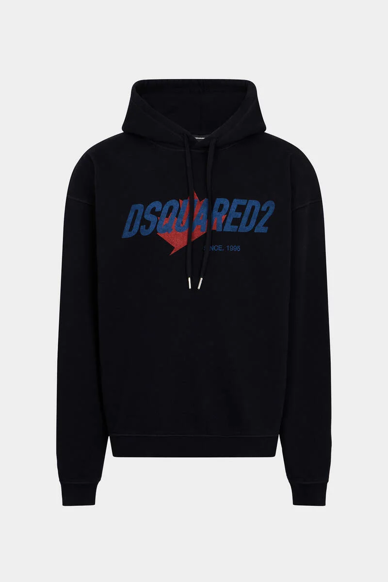 DSQUARED2 LOGO RELAX FIT HOODIE - 1