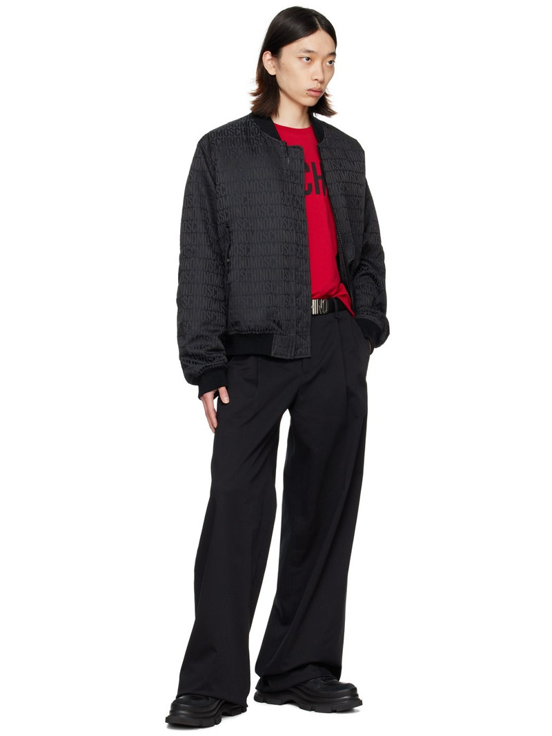 Moschino Red Printed T-Shirt outlook