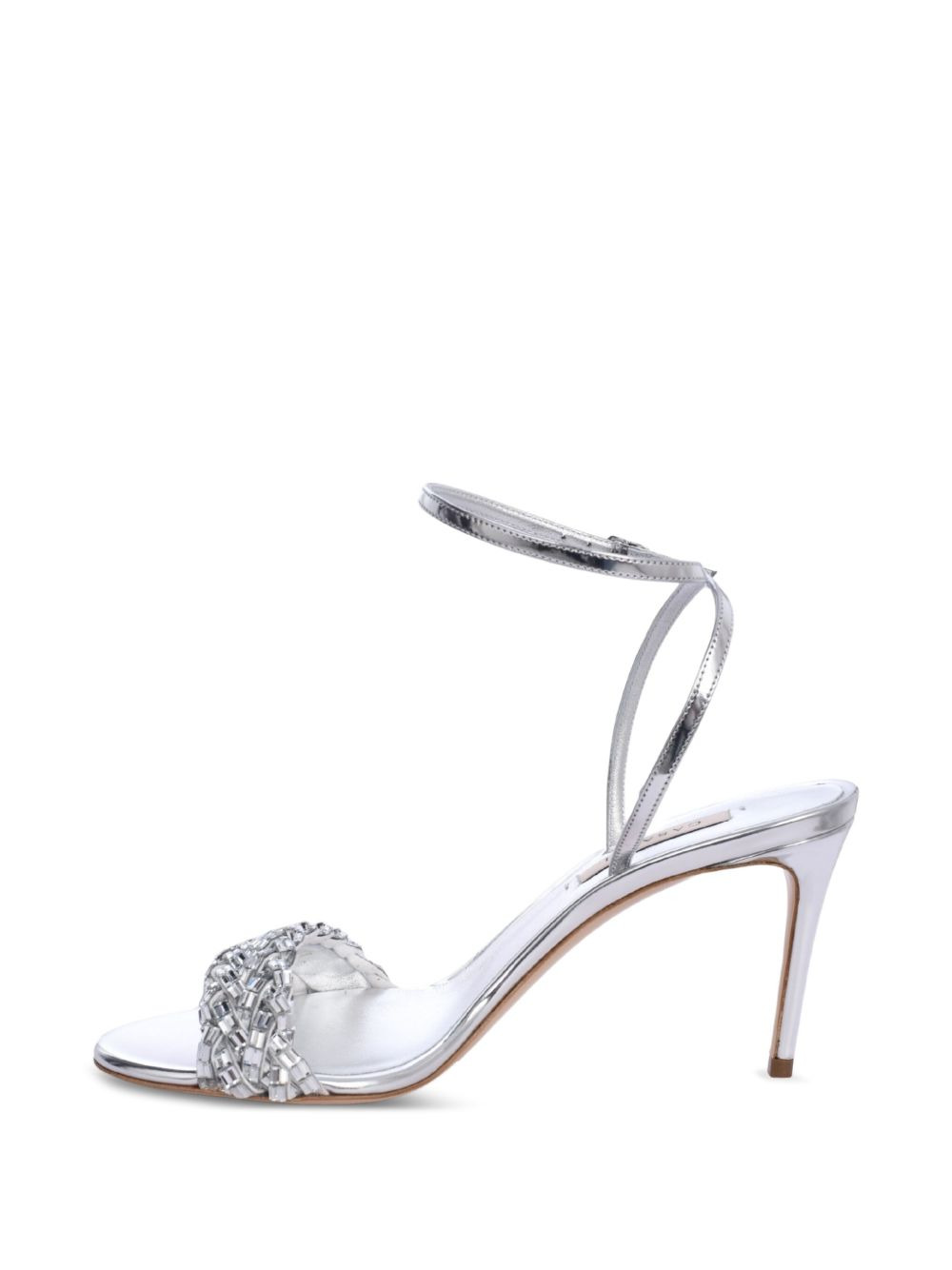 80mm Julia embellished ankle-strap sandals - 5