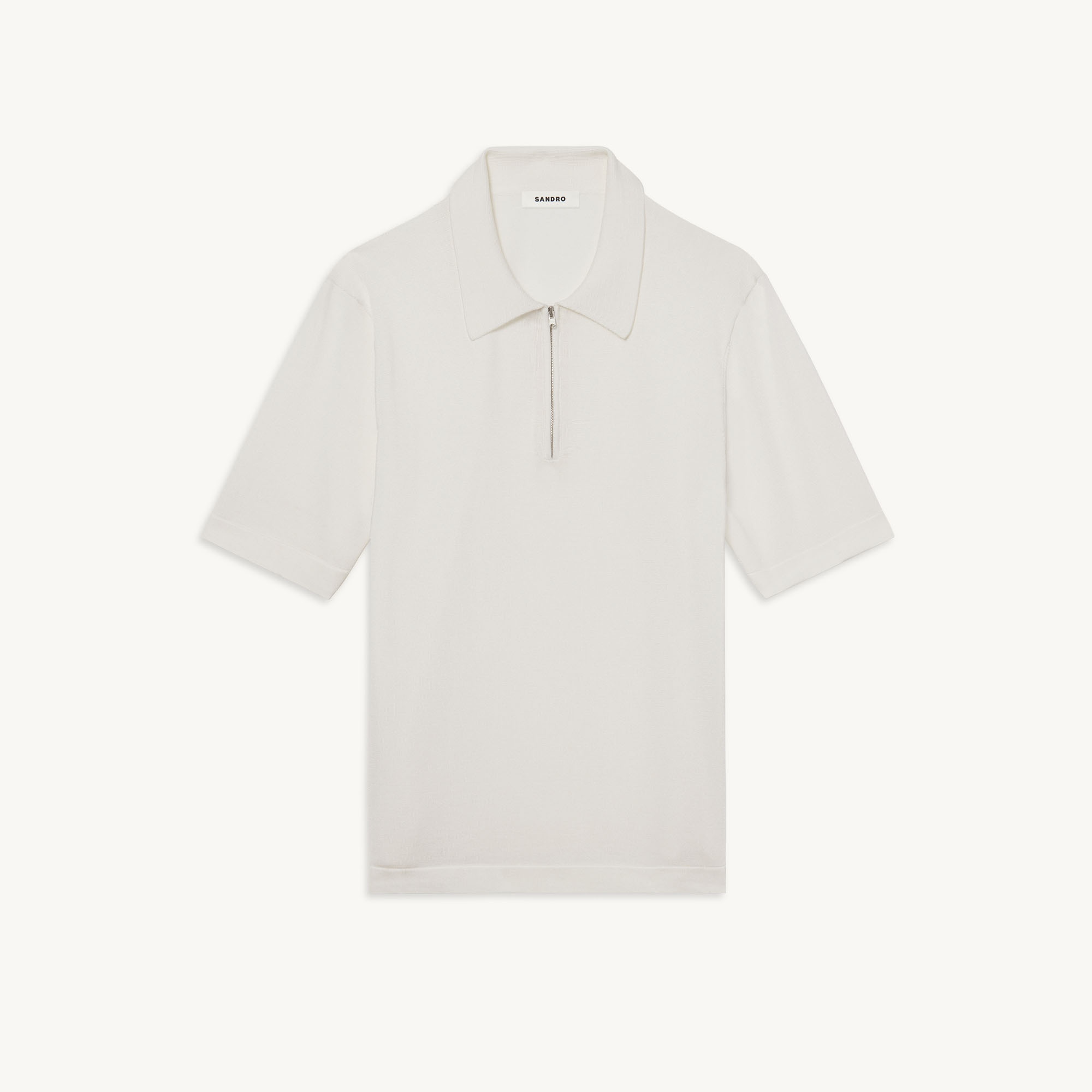 Knitted polo shirt - 1