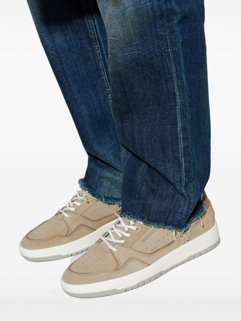 Los Angeles perforated panelled sneakers 5