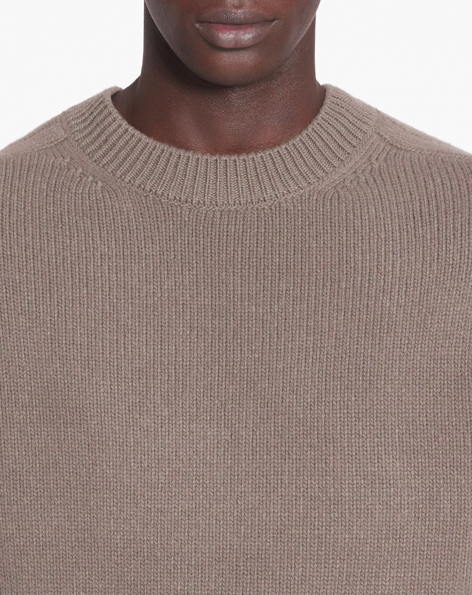 SWEATER WITH RIBBED SLEEVES - 5