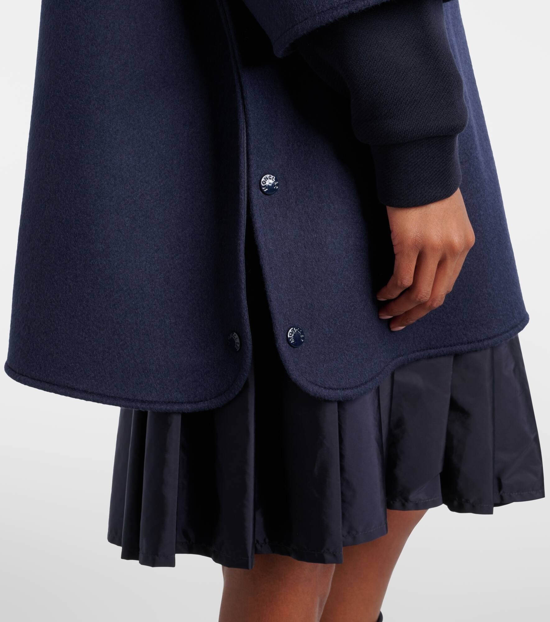 Wool-blend cape - 5