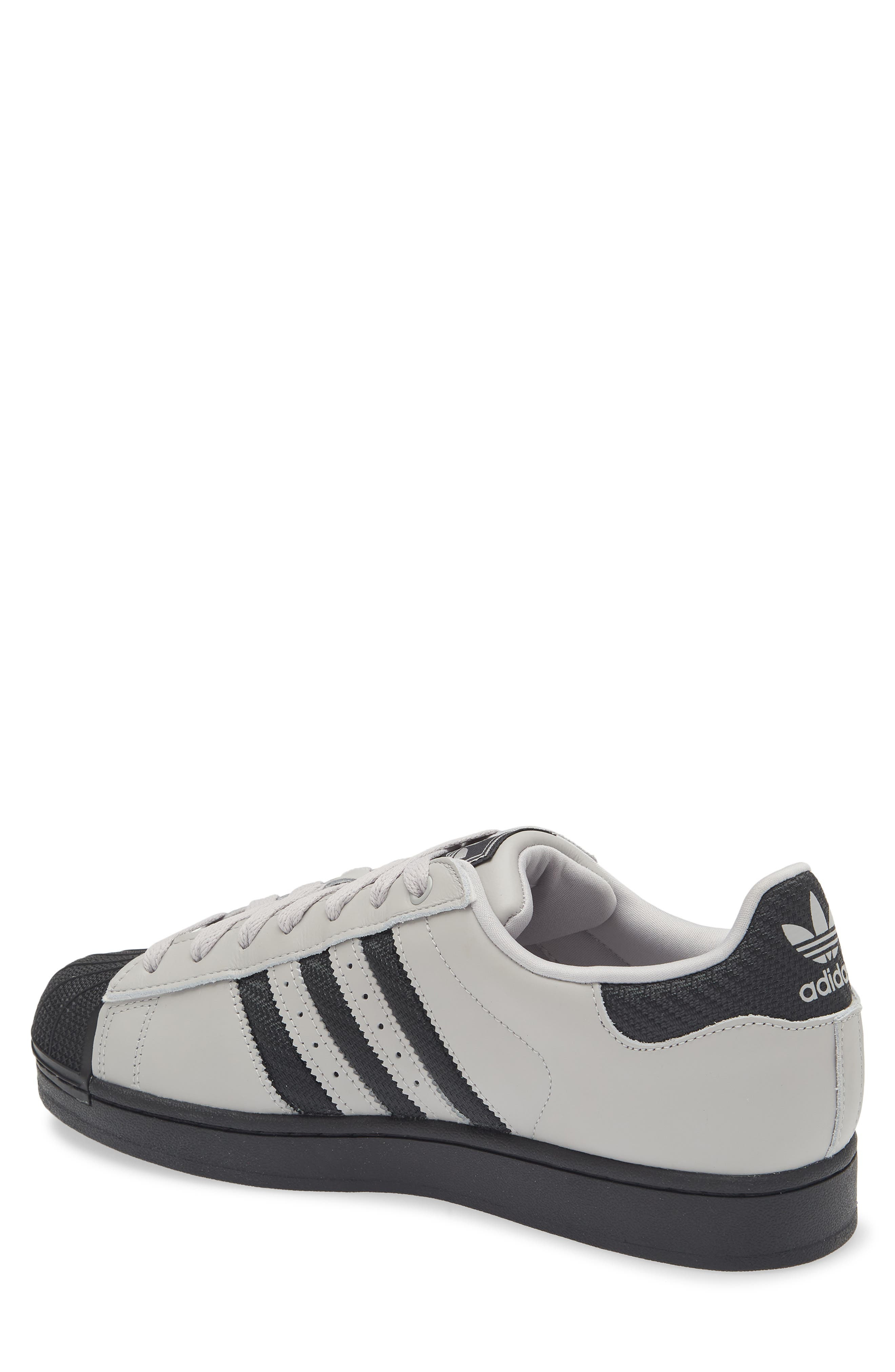 adidas Superstar Sneaker in Grey/Black/Iron Metallic at Nordstrom - 2