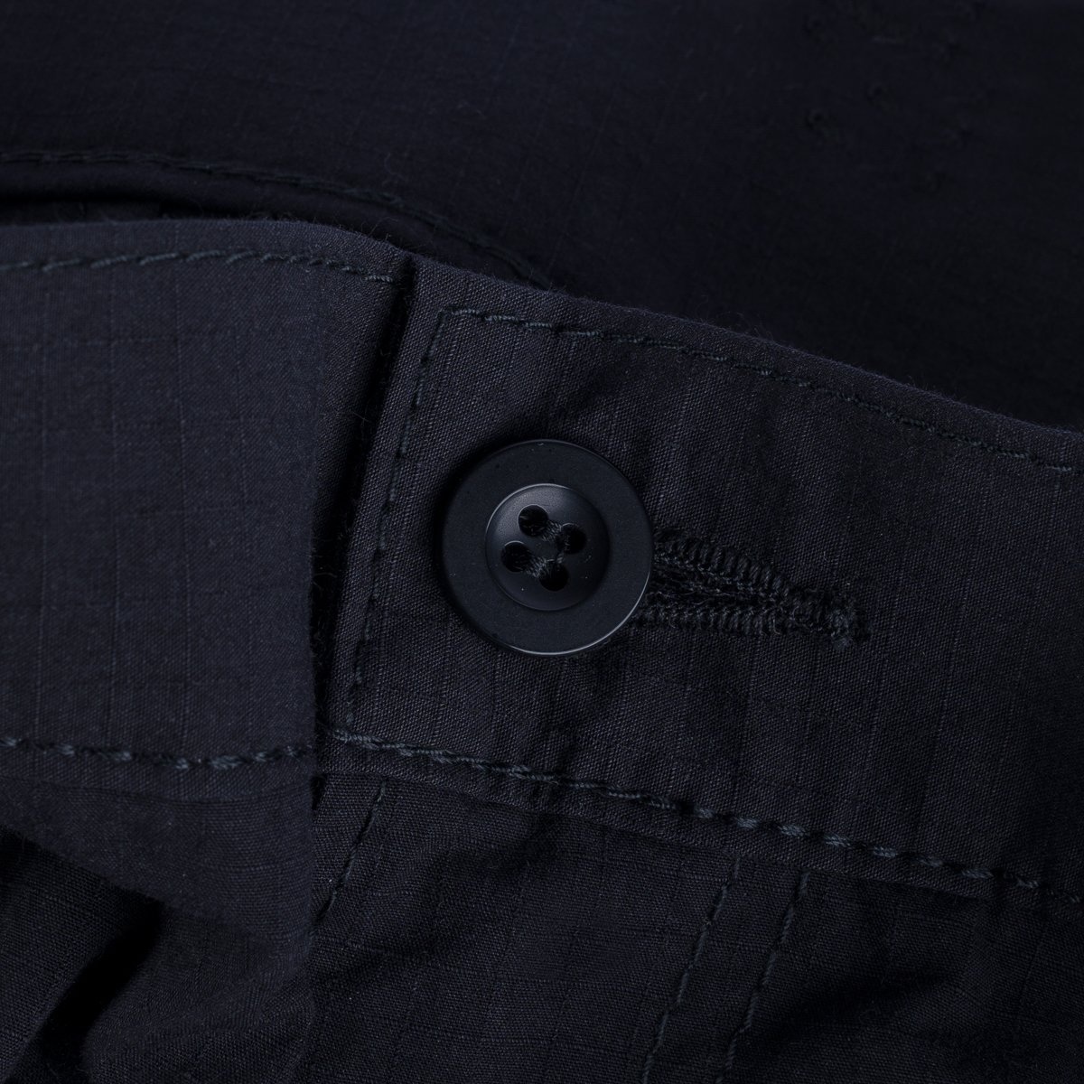 IH-736-BLK Ripstop Cargo Shorts - Black - 8