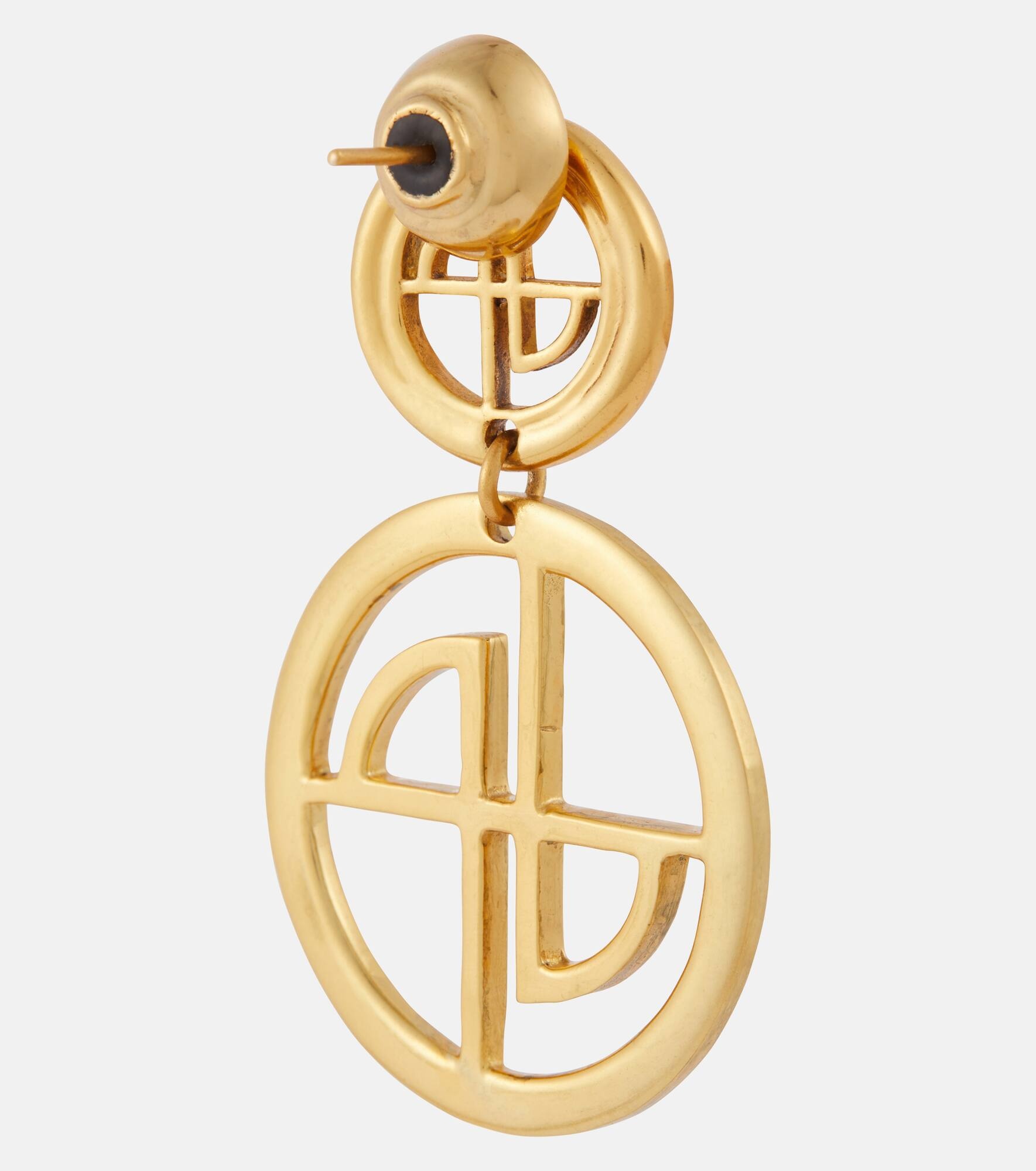 Logo drop earrings - 5