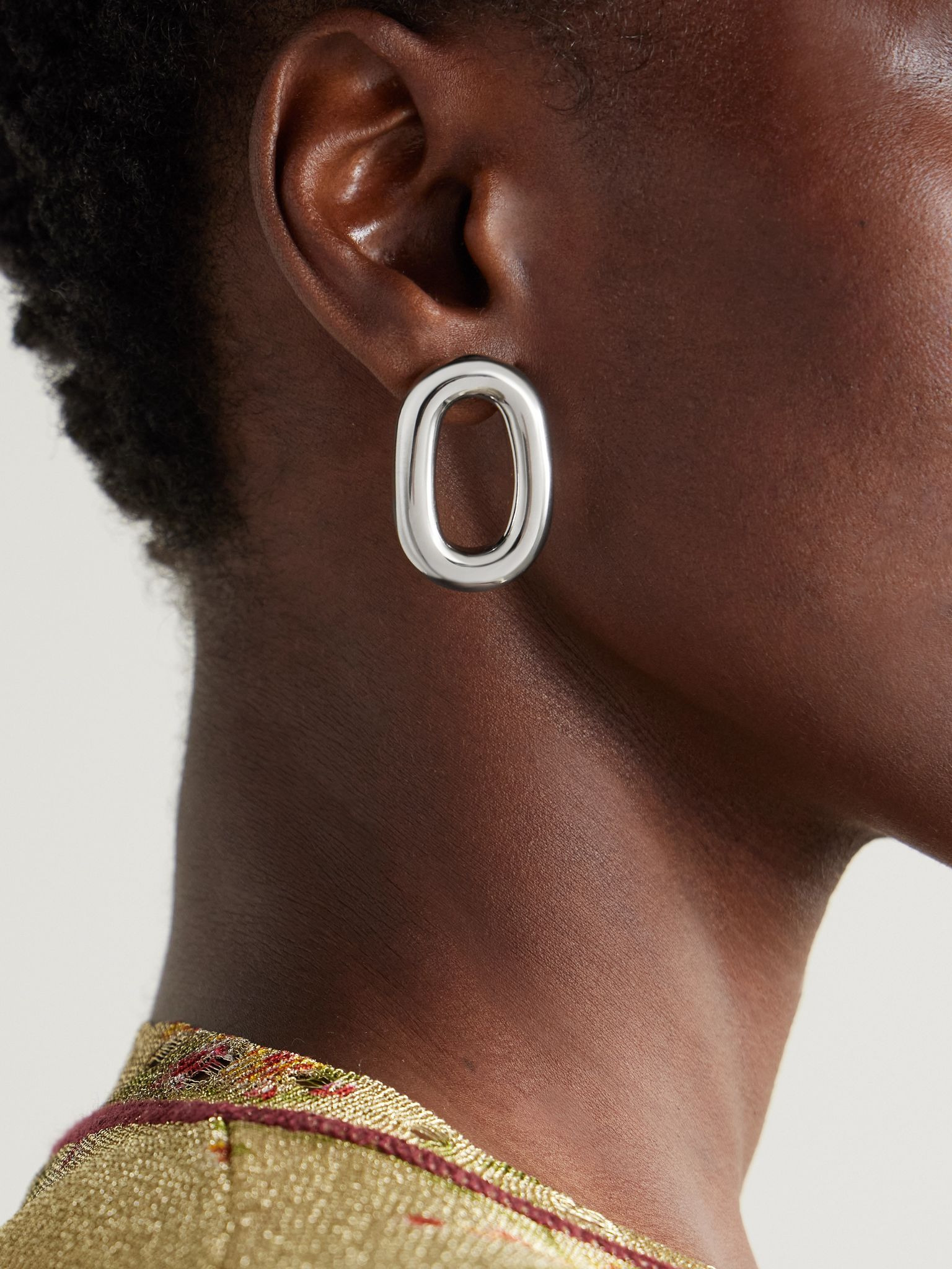 Silver and gold-tone earrings Silver - 2