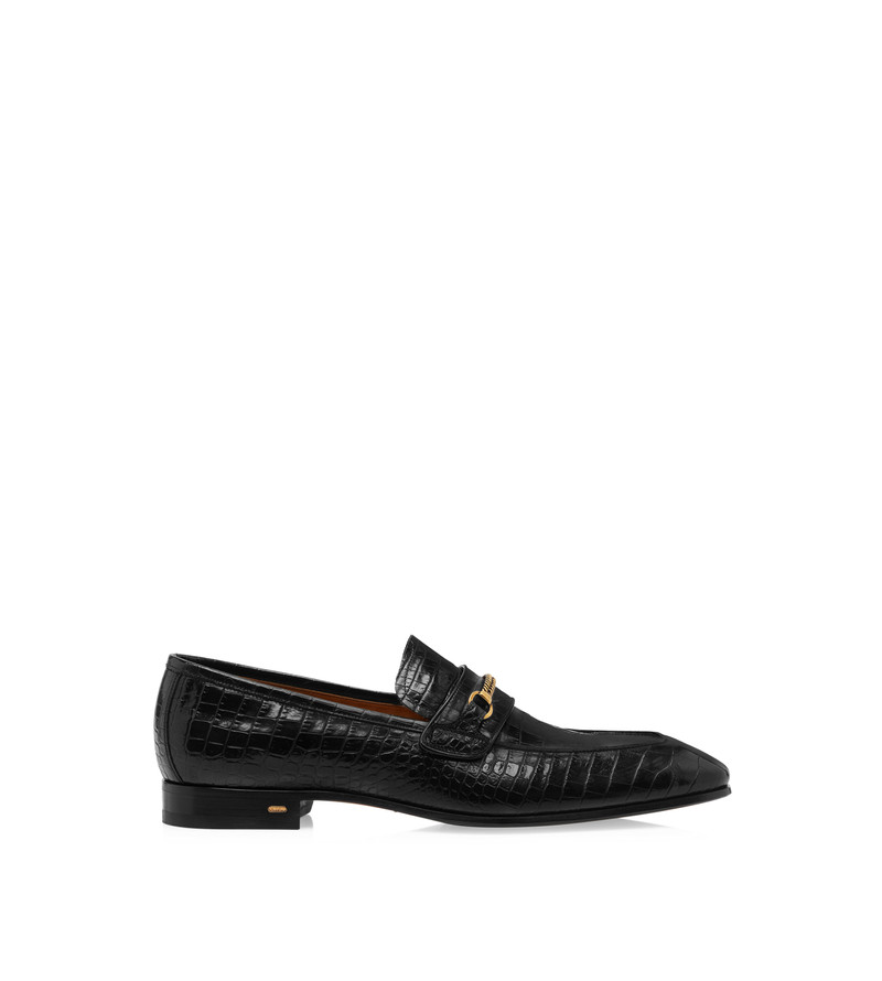 PRINTED CROC BAILEY CHAIN LOAFER 1