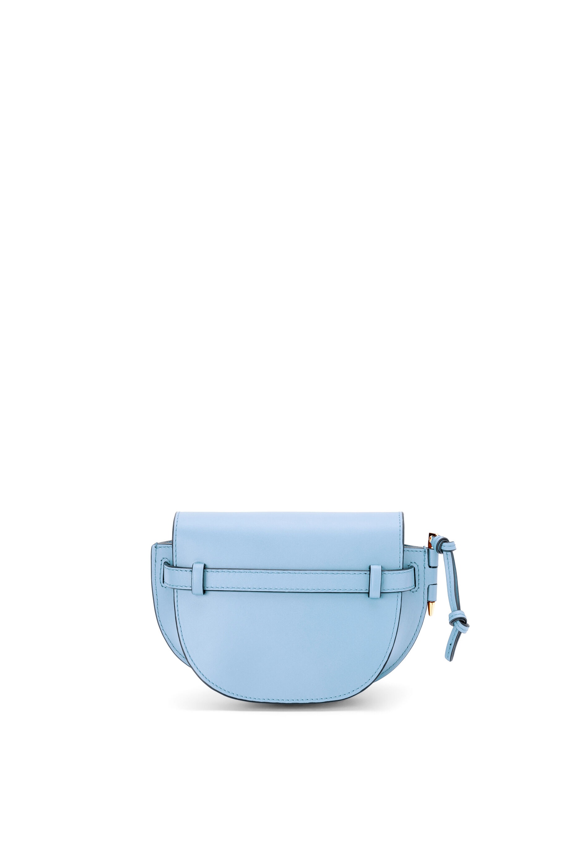 Mini Gate Dual bag in soft calfskin and jacquard - 5