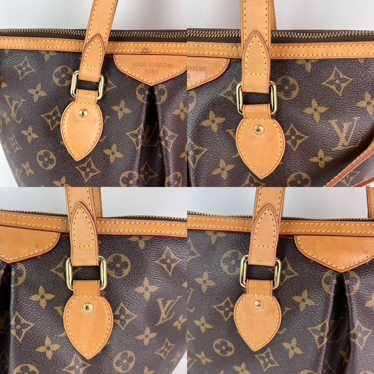 Louis Vuitton Palermo PM Monogram Zippered Tote Bag - 8