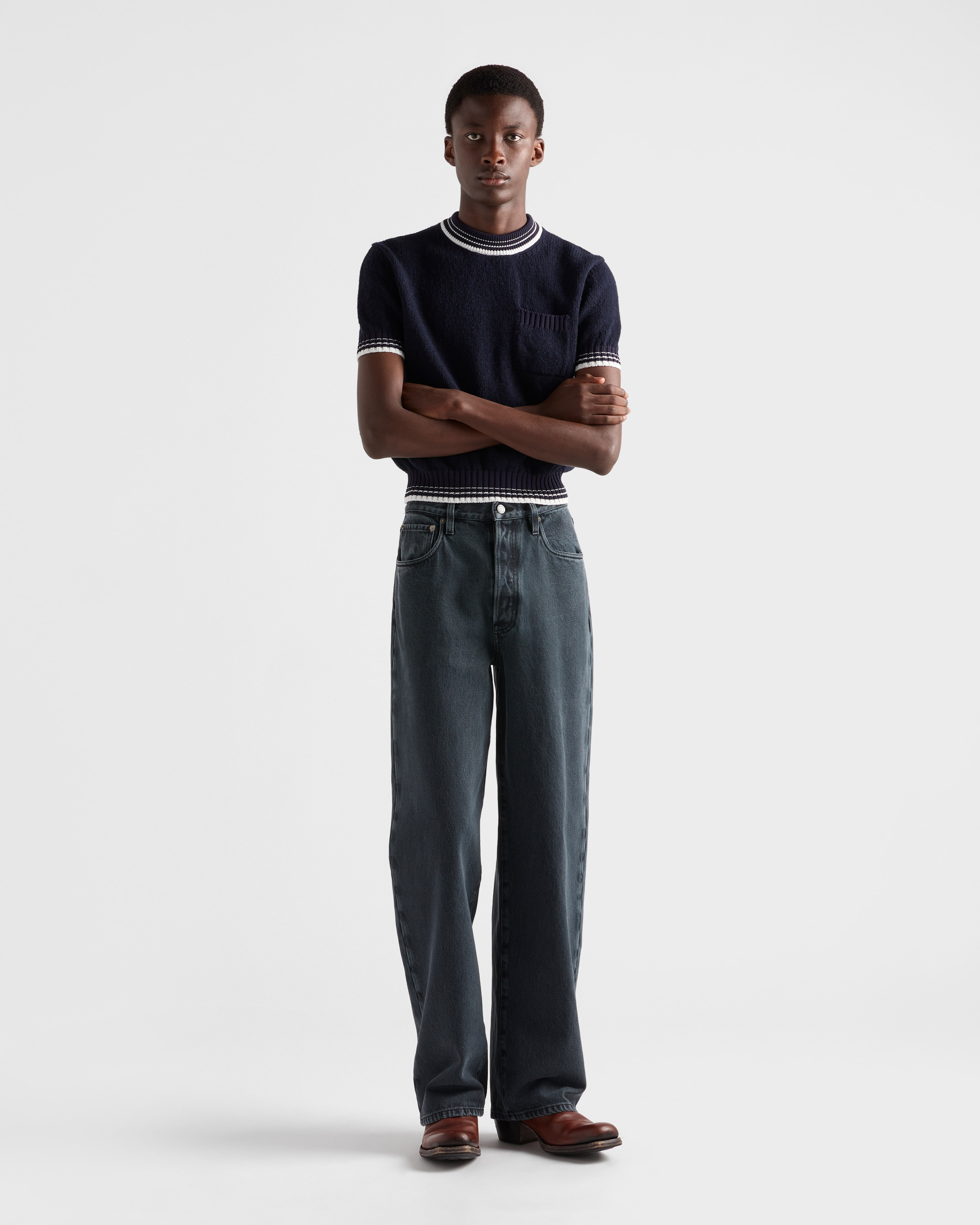 Five-pocket denim jeans - 2