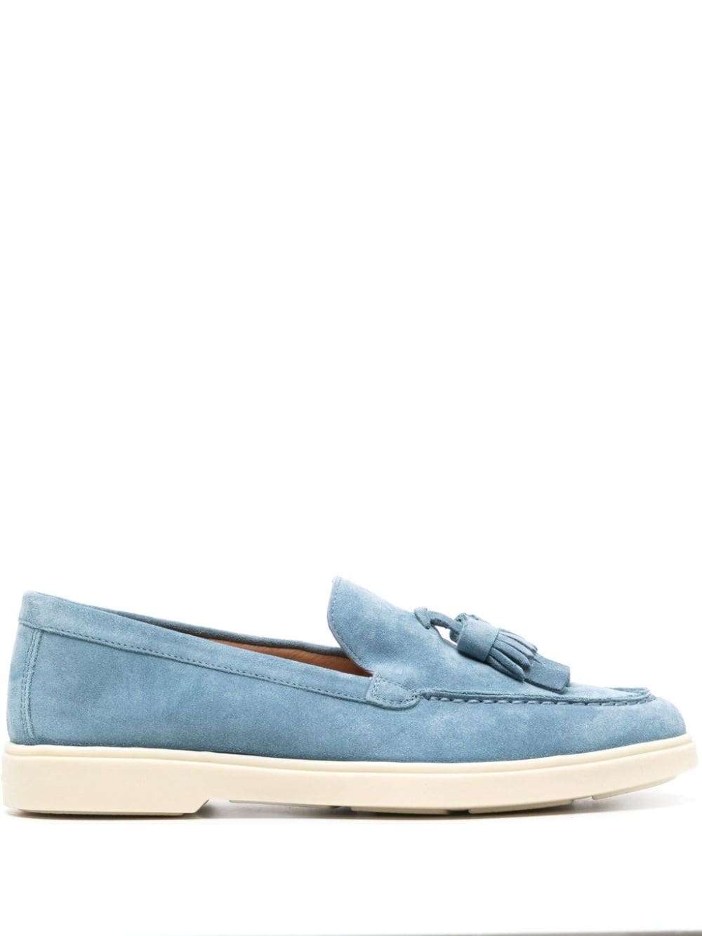 tassel-detail suede loafers - 1