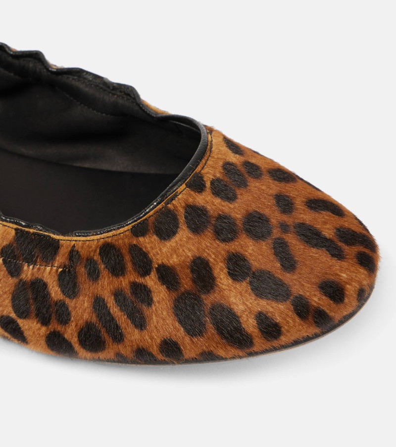 Belna calf hair ballet flats 6