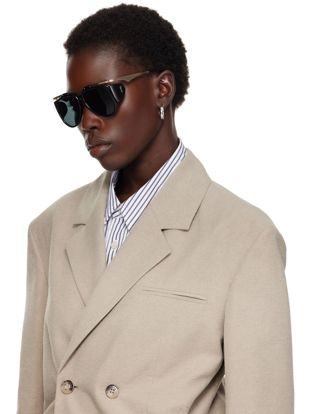 Gold & Black SL M137 Amelia Sunglasses - 4