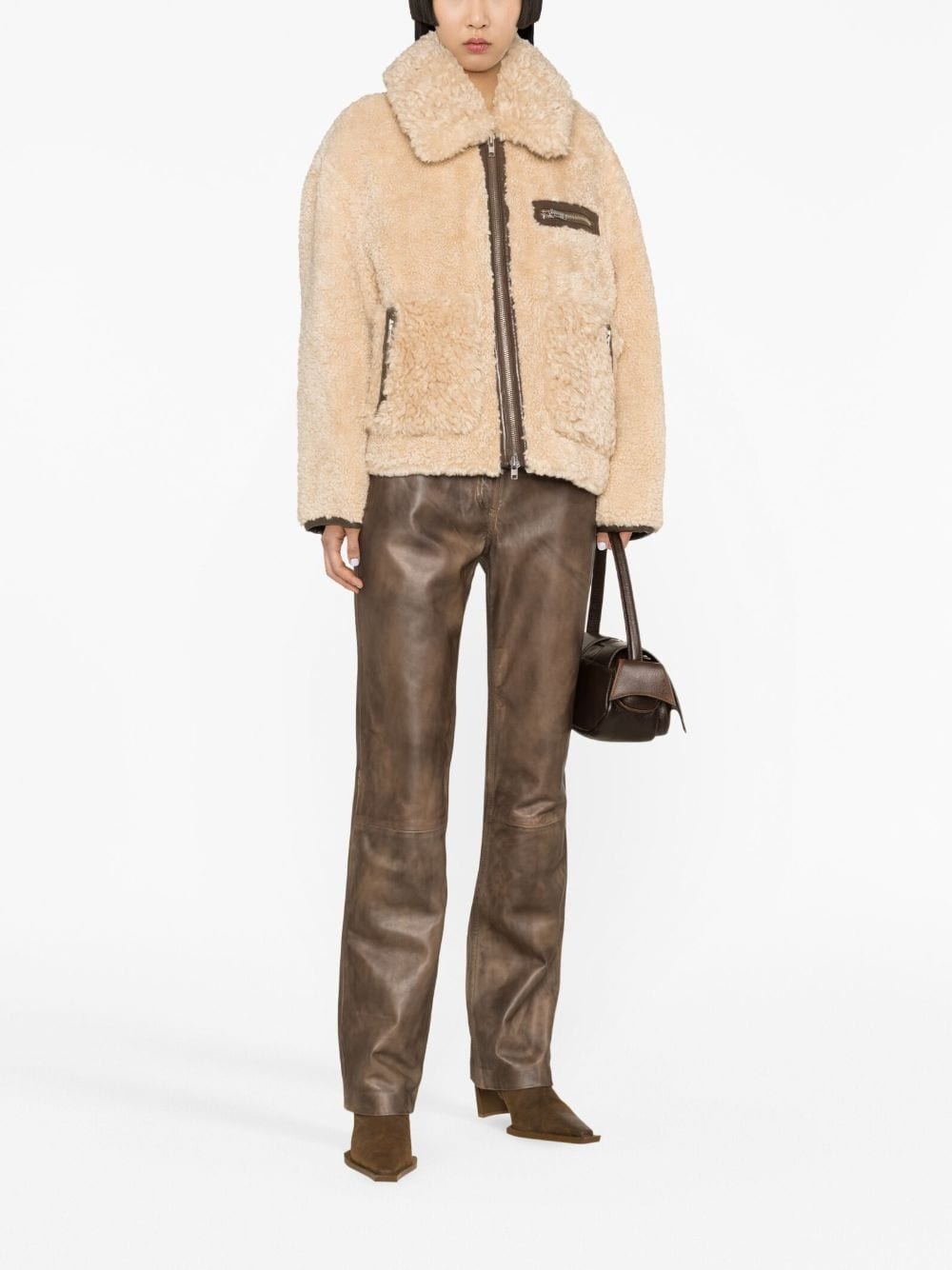 Joann faux-shearling coat - 2