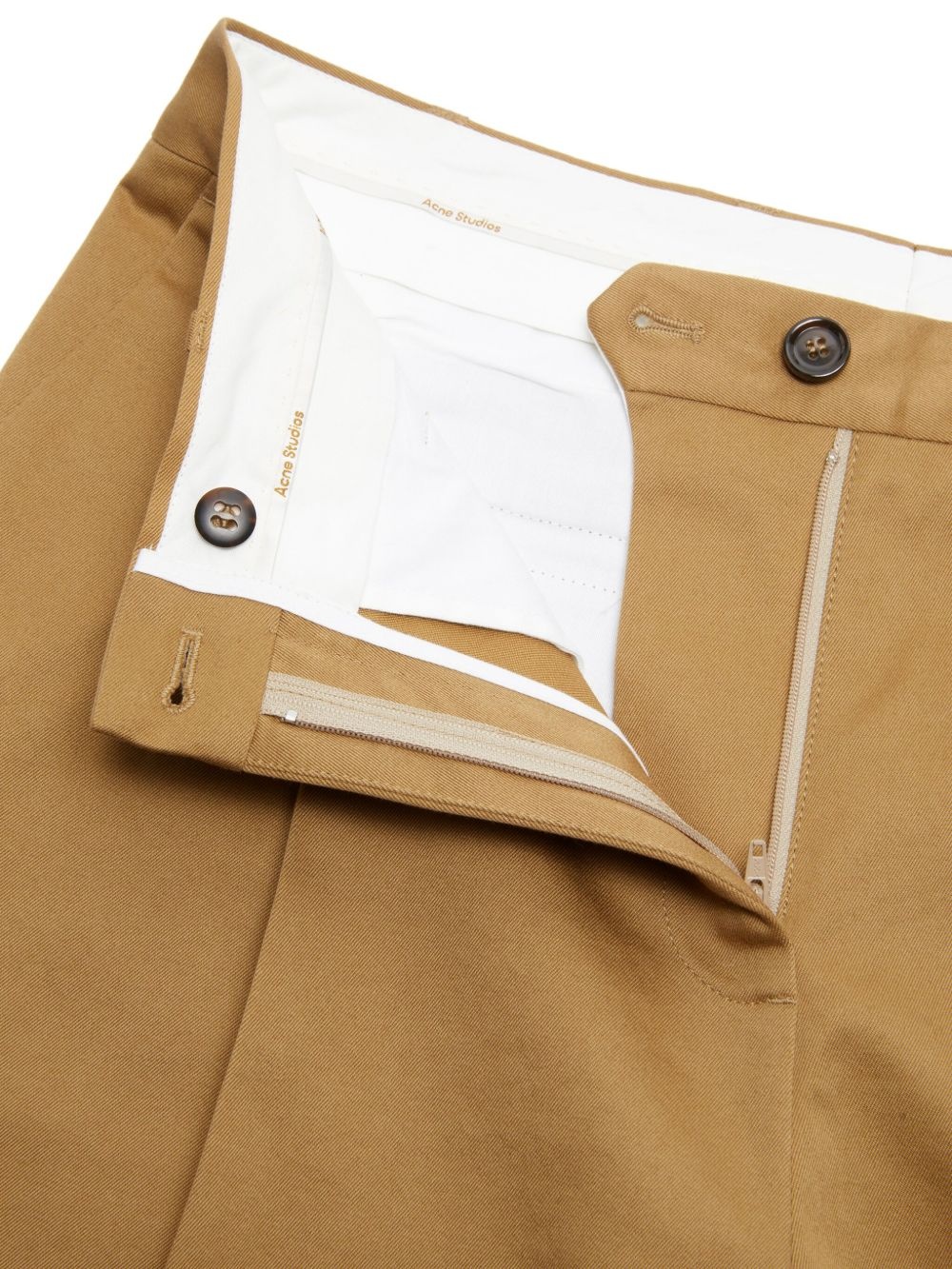 twill tailored trousers - 6