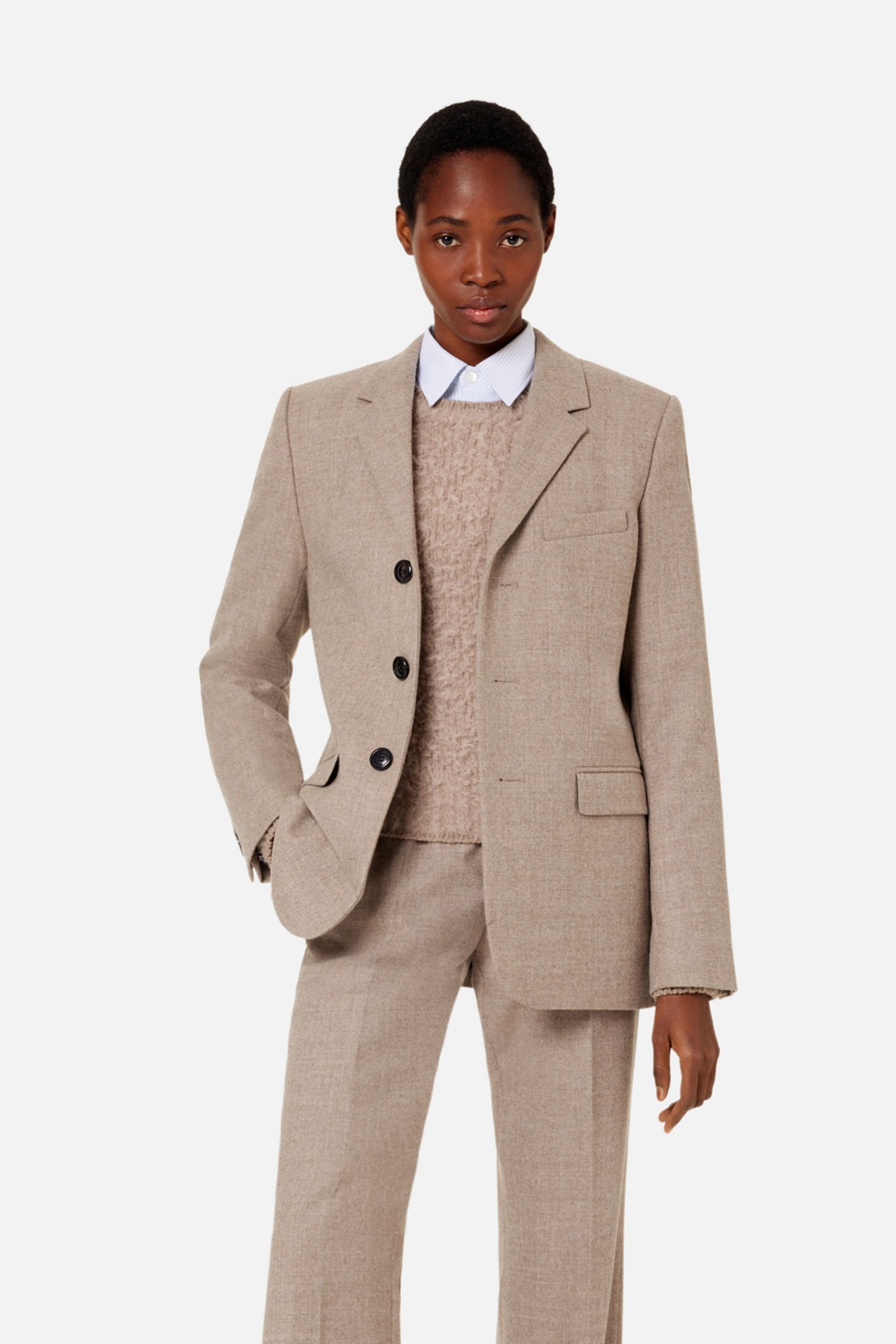 Three Buttons Jacket - 2