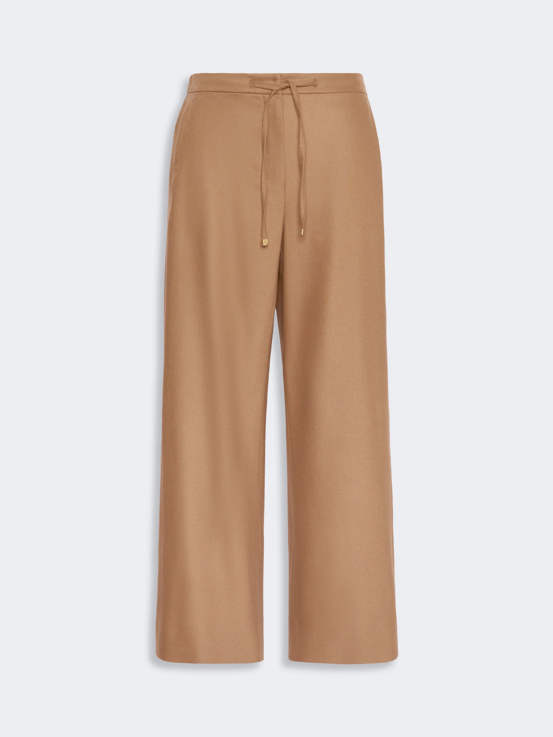 FLORIA Stretch wool joggers - CAMEL - 1