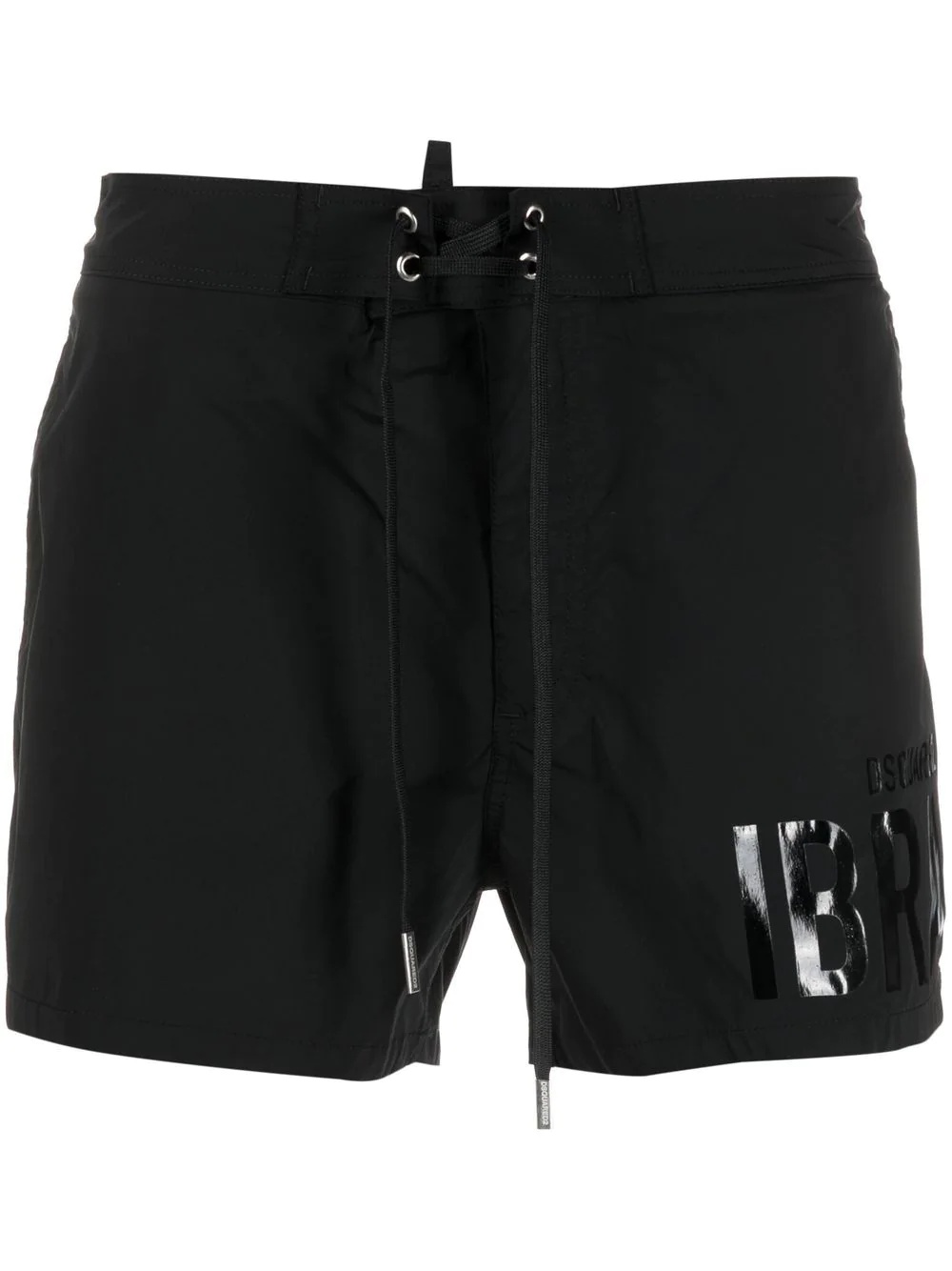 logo-print swim shorts - 1