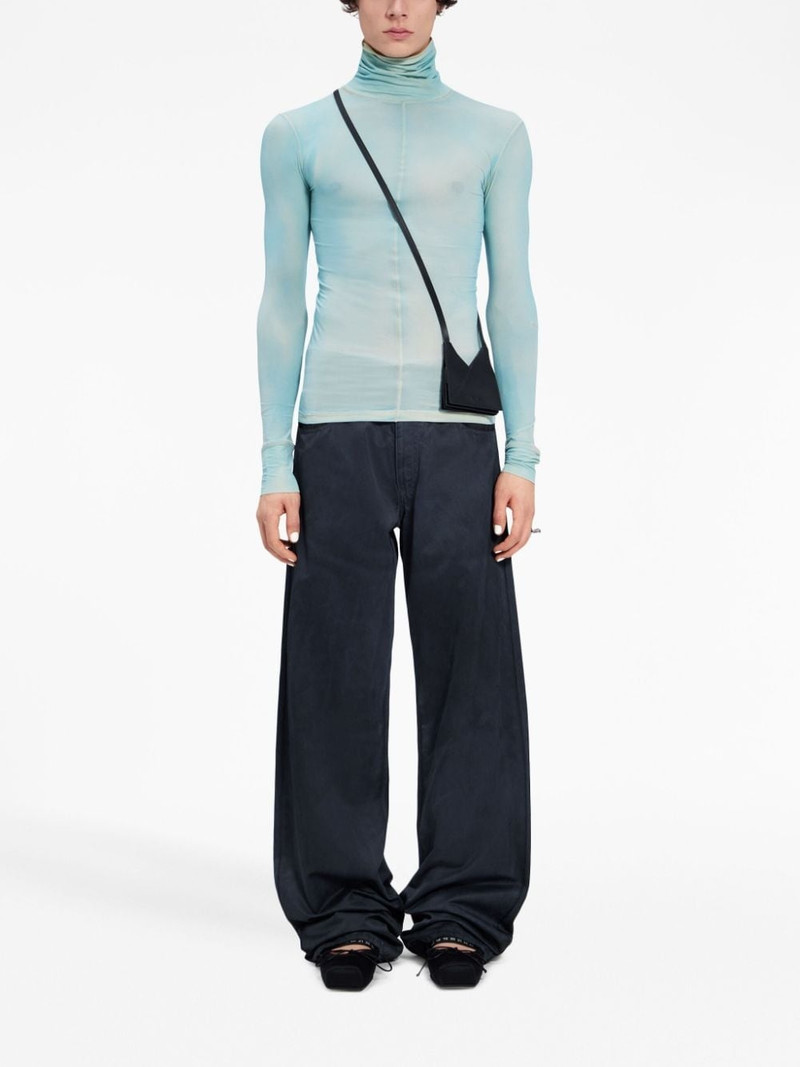 high-neck stretch-design top 6