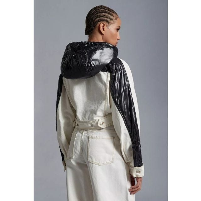 MONCLER×ALICIA KEYS FLUSHING Moncler Women's x Alicia Keys Flushing Denim Hybrid Jacket