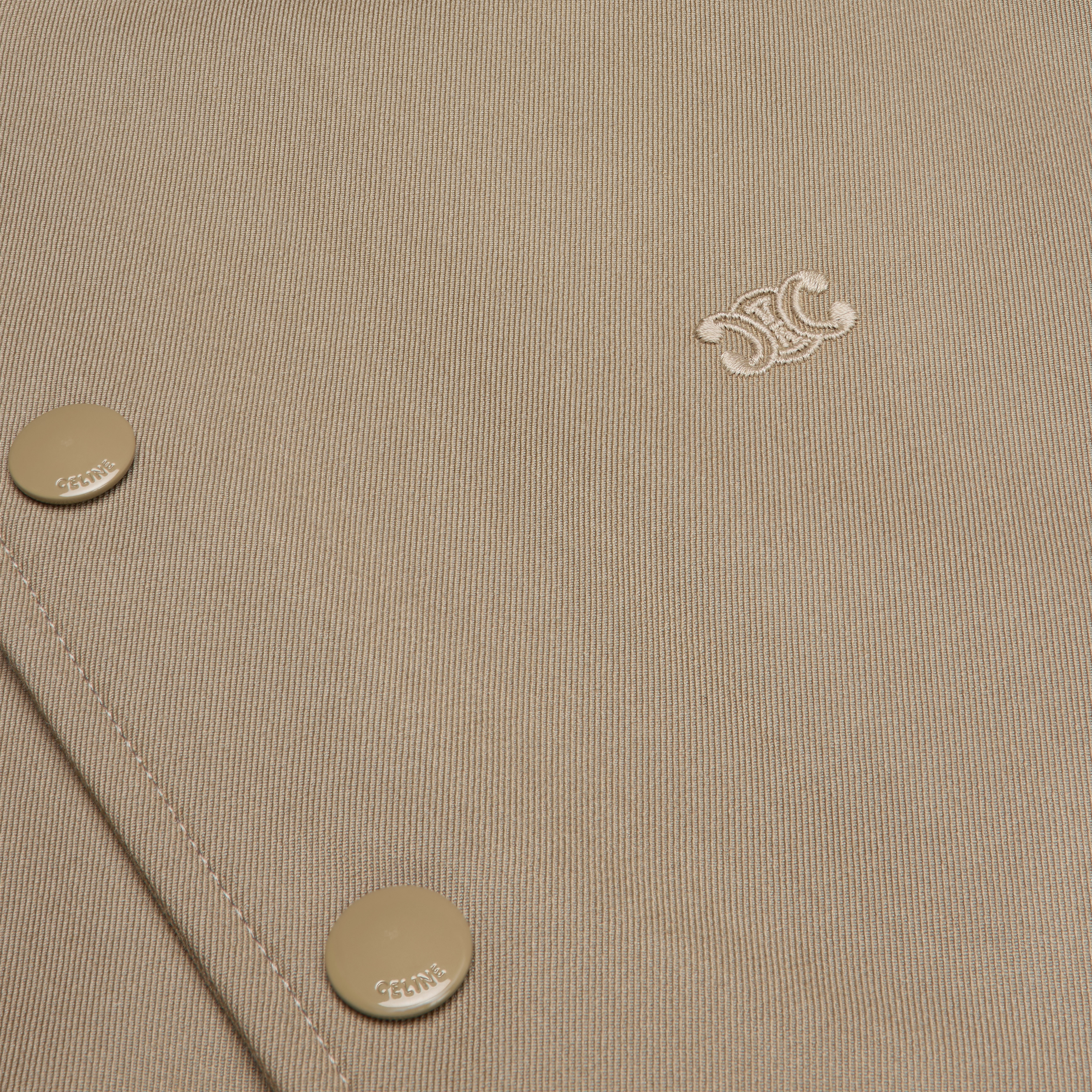 TRIOMPHE TEDDY JACKET IN DOUBLE FACE CASHMERE ジャケット CELINE triomphe teddy jacket in cotton and wool gabardine