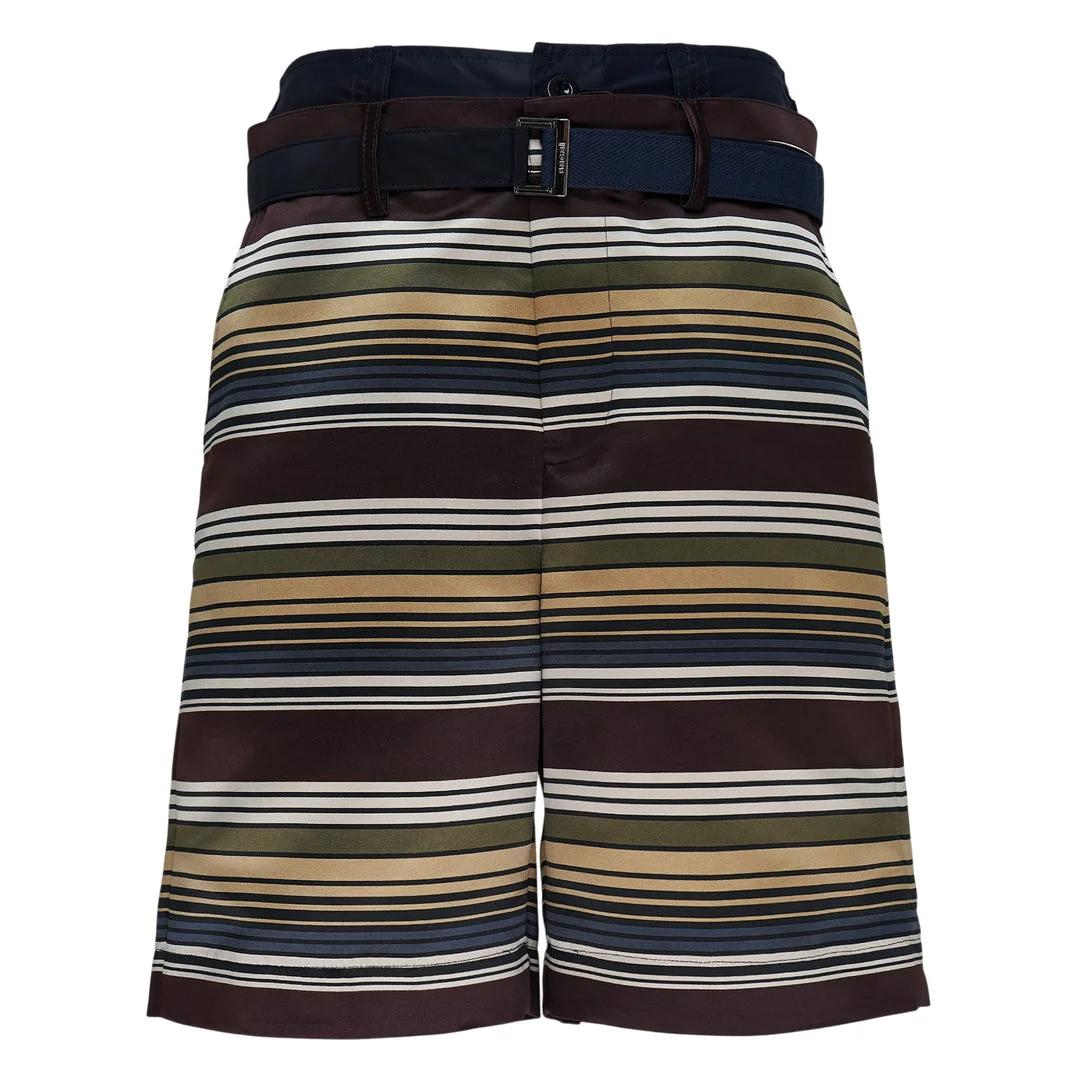Horizontal Stripe Shorts - 1