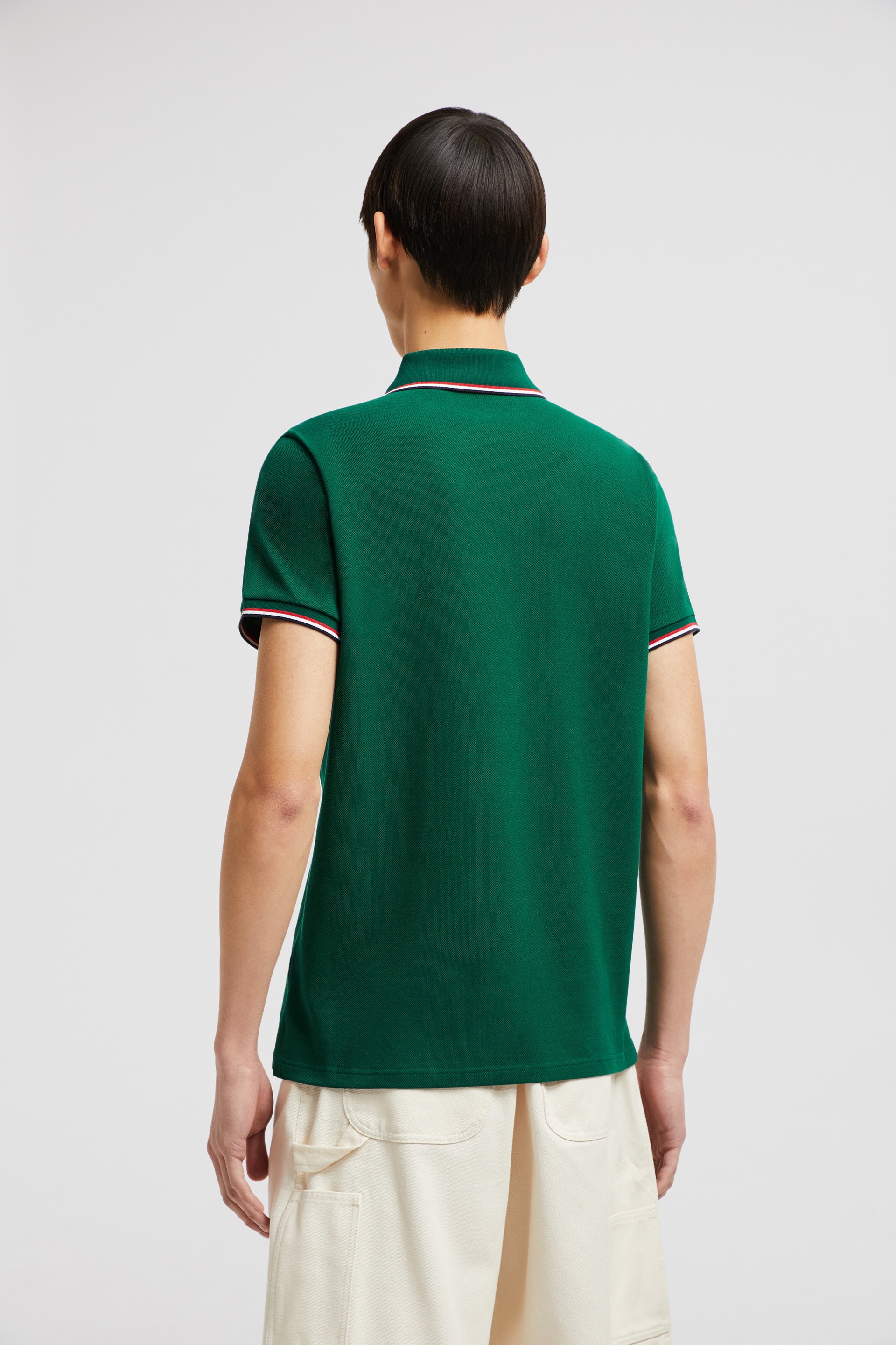 Tricolor-Trimmed Cotton Piquet Polo Shirt - 5