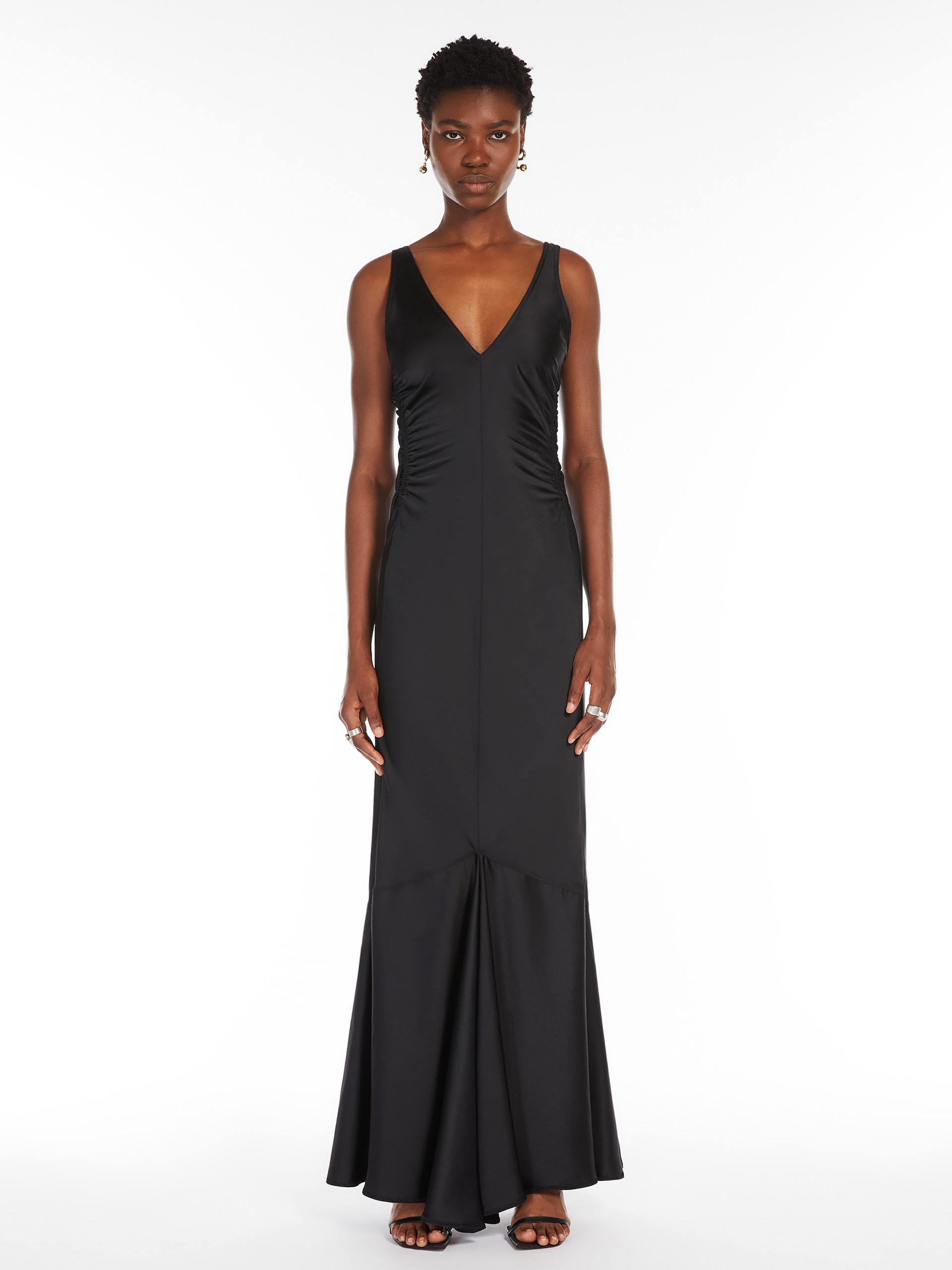 KATIA Long satin dress - 3
