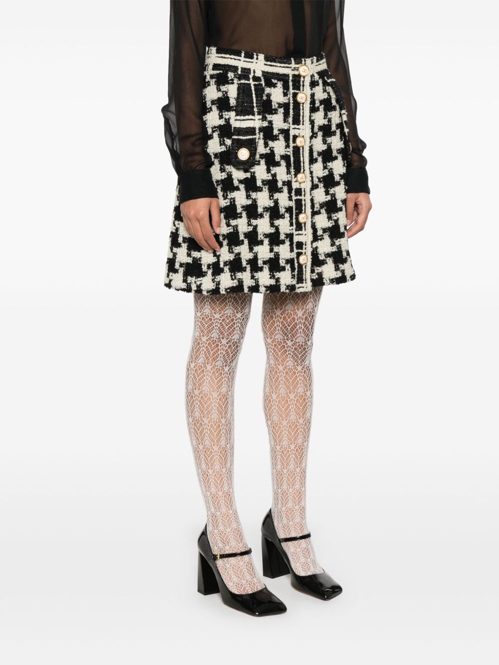 tweed mini skirt - 3