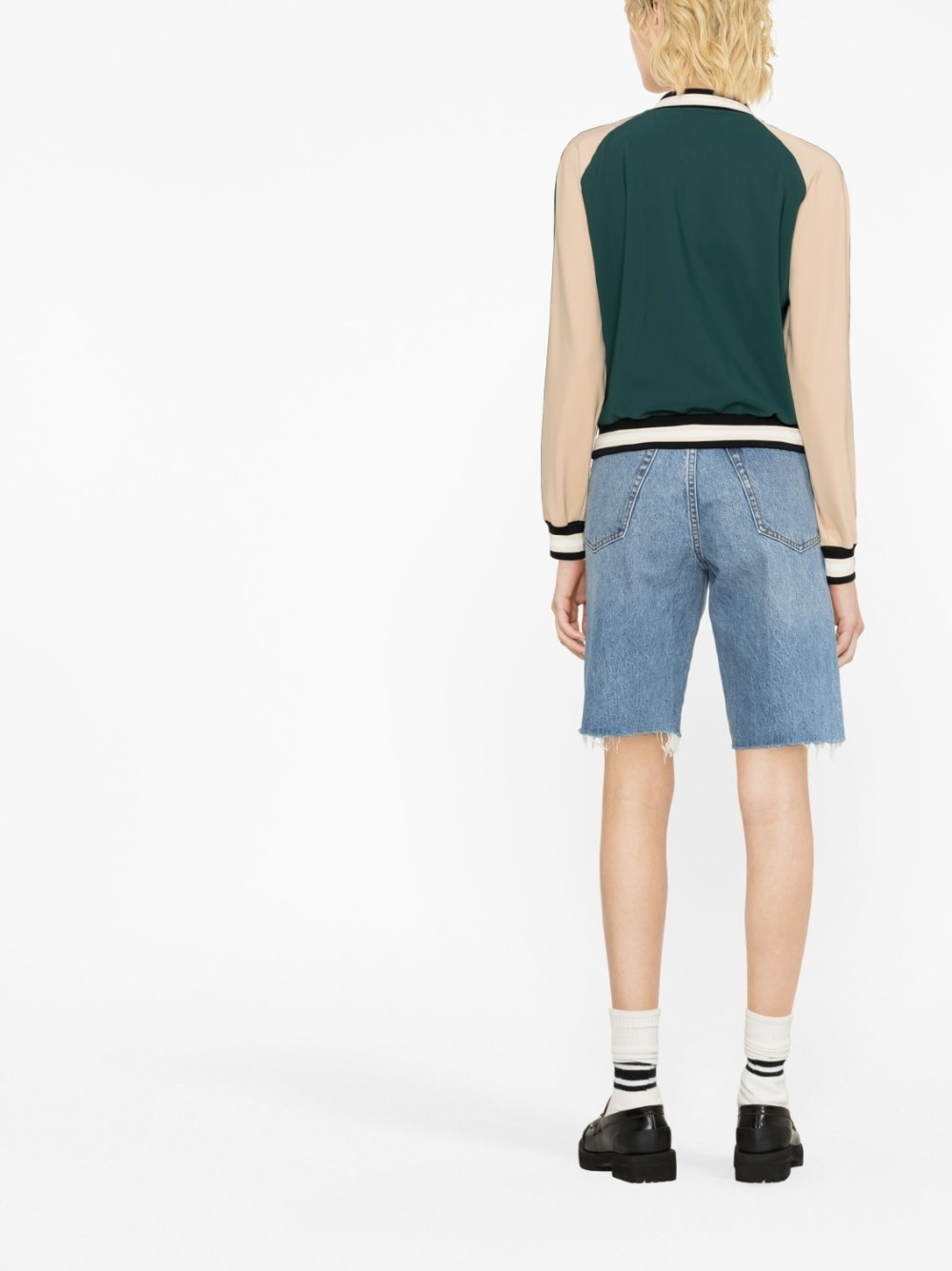 cropped bomber jacket - 3