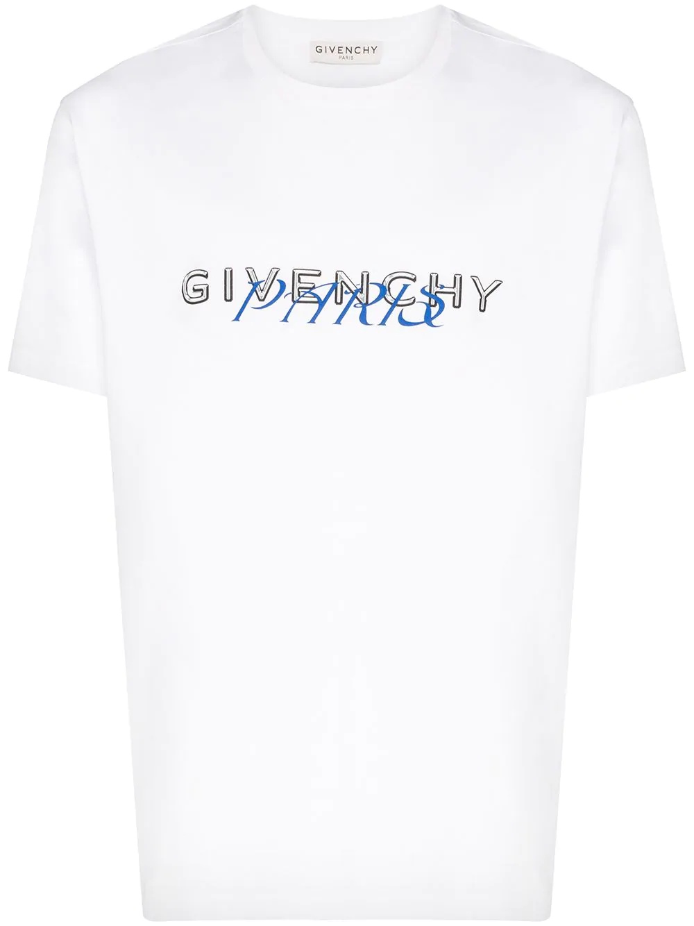 logo-print cotton T-shirt - 1