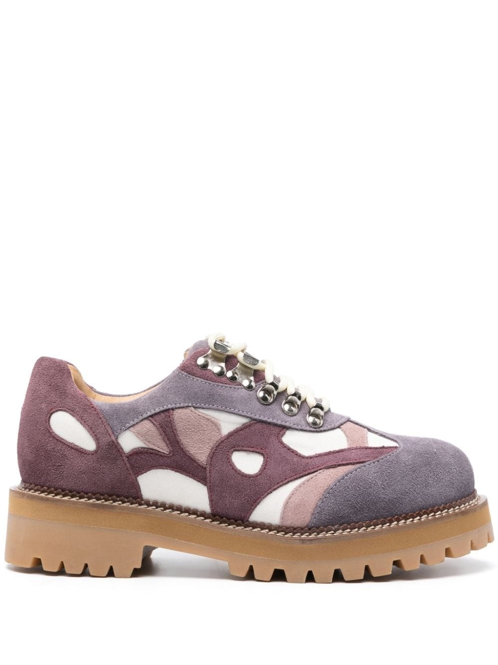 KidSuper panelled suede derby shoes | REVERSIBLE