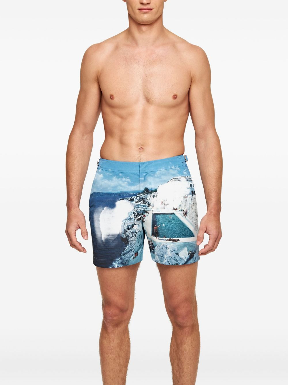 Bulldog Hulton print swim shorts - 2