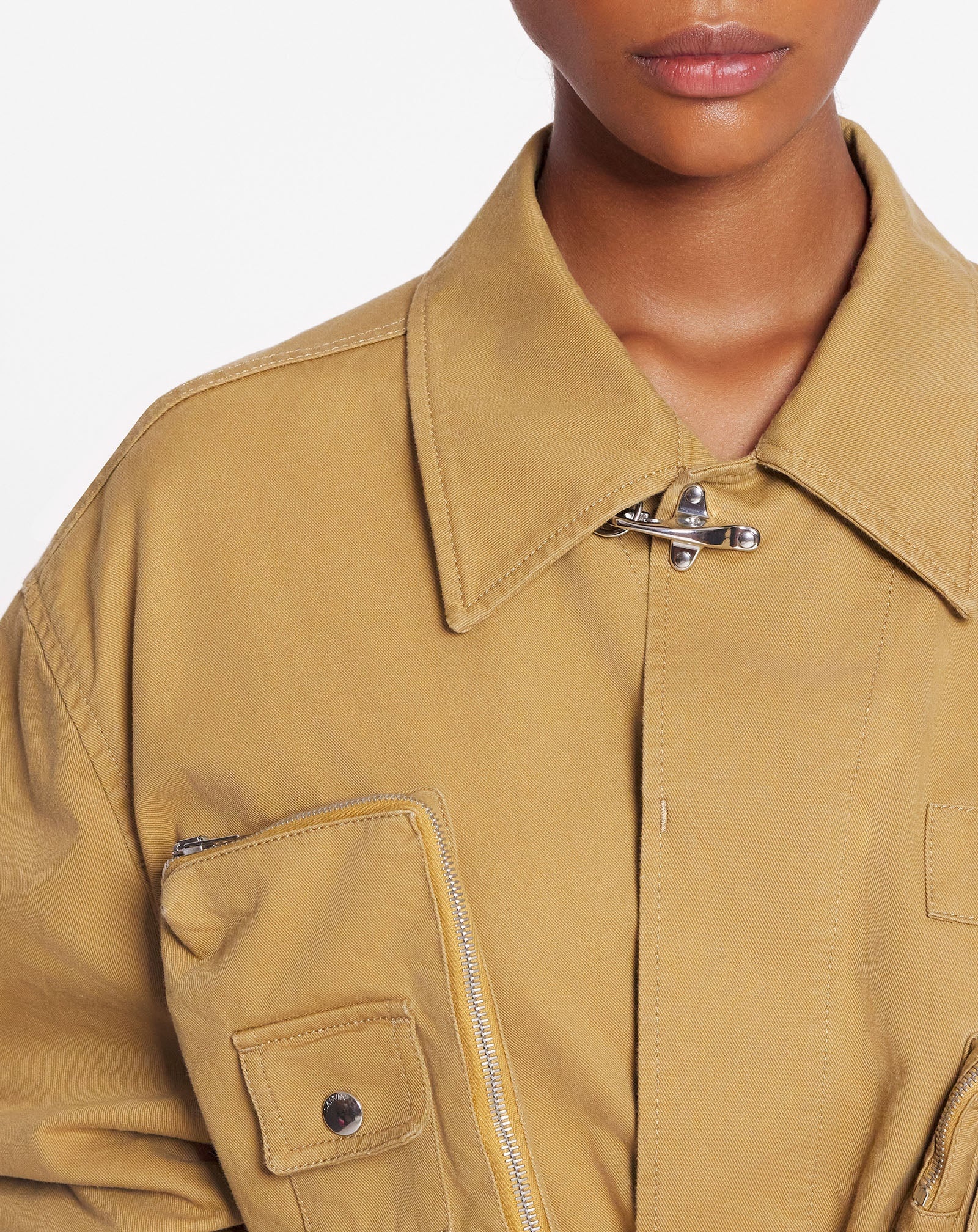 LANVIN X FUTURE ASYMMETRICAL UTILITY JACKET - 8