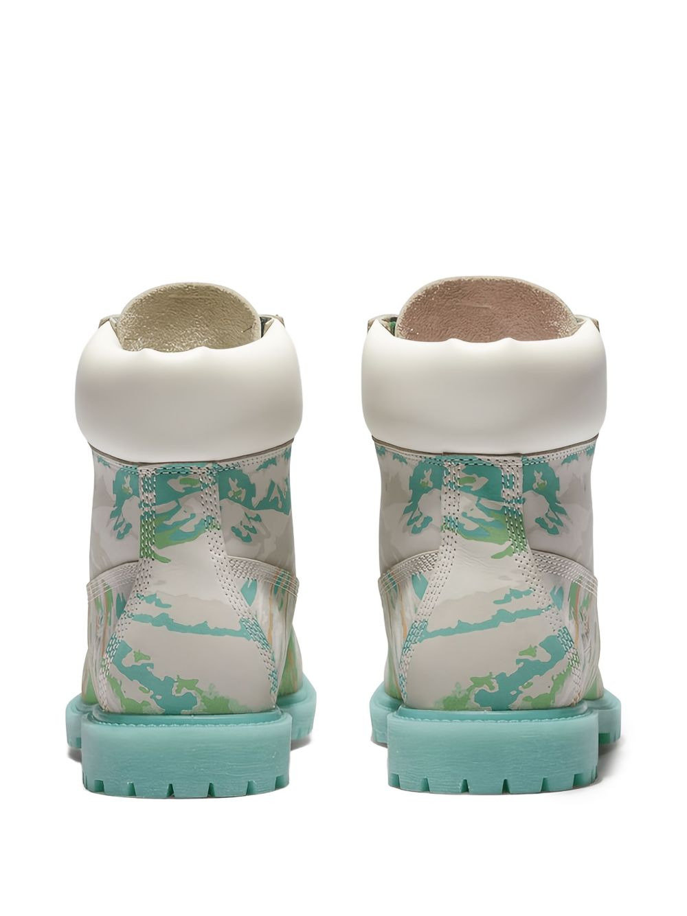 Ski School 6 inch " Blue/Green Nubuck" boots - 3