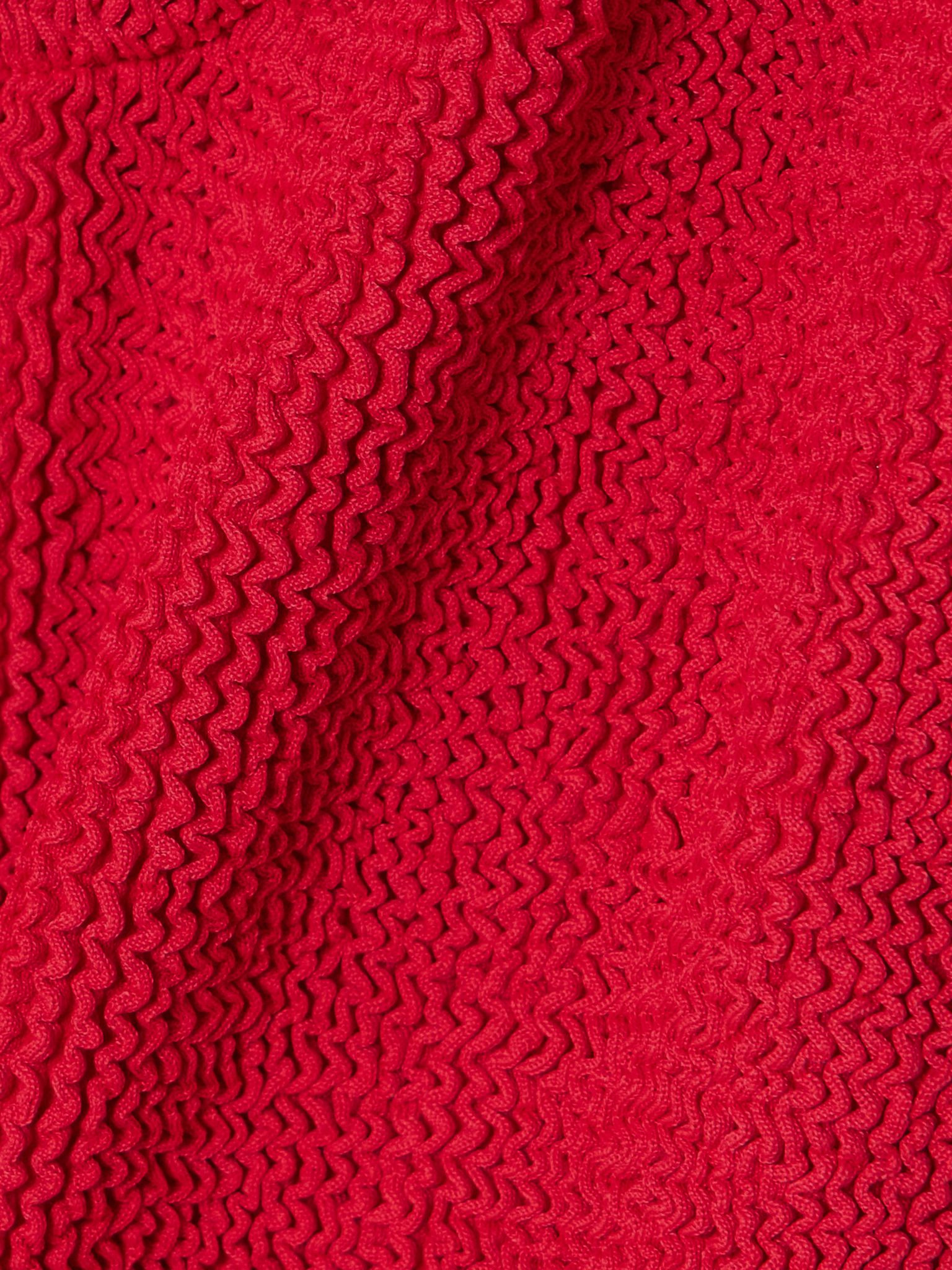 Celine seersucker swimsuit Red - 4