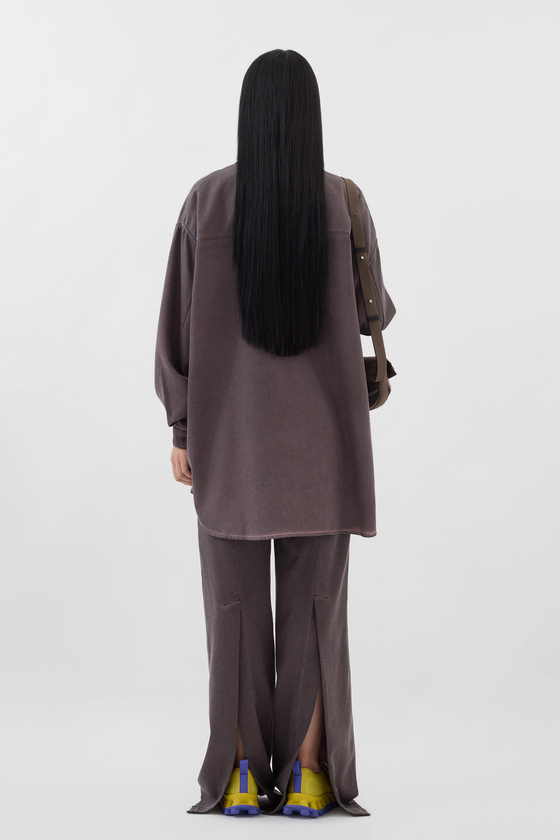 LOOSE FIT PANTS / plum 3