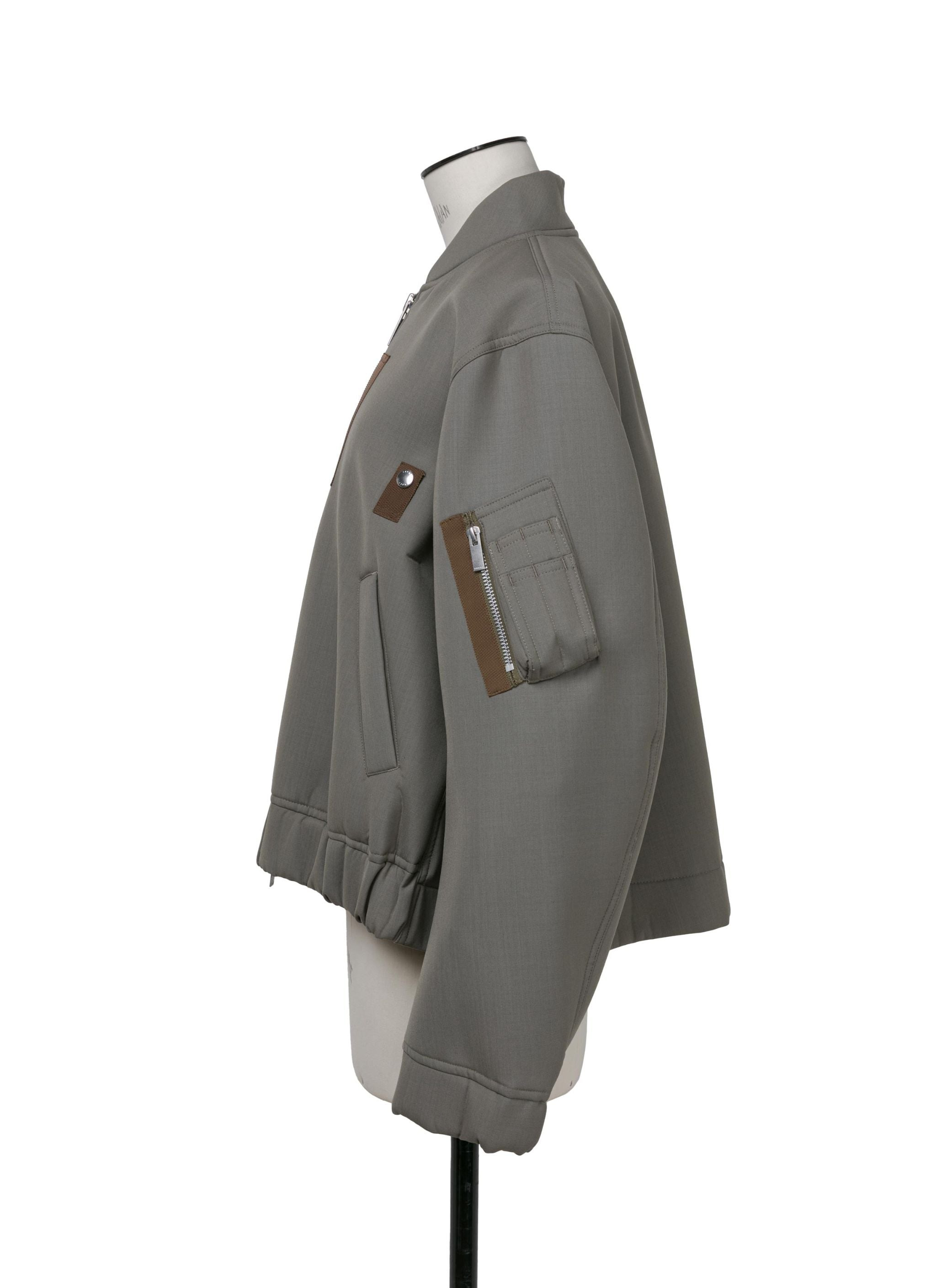 Suiting Bonding Blouson - 2