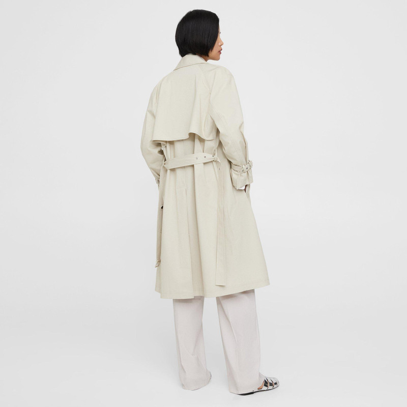 Double-Breasted Trench Coat in Cotton-Blend 5