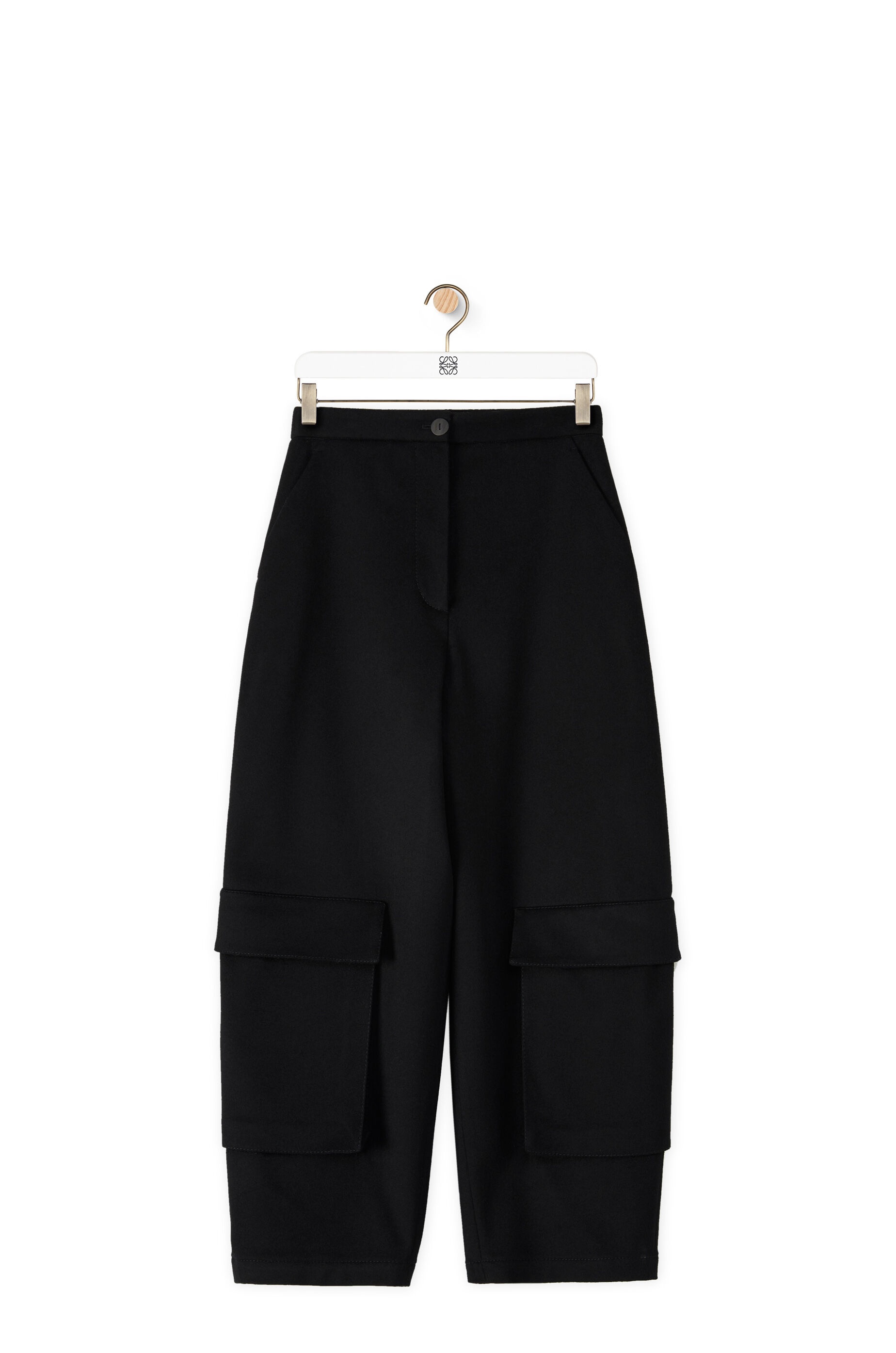Cargo trousers in wool - 1