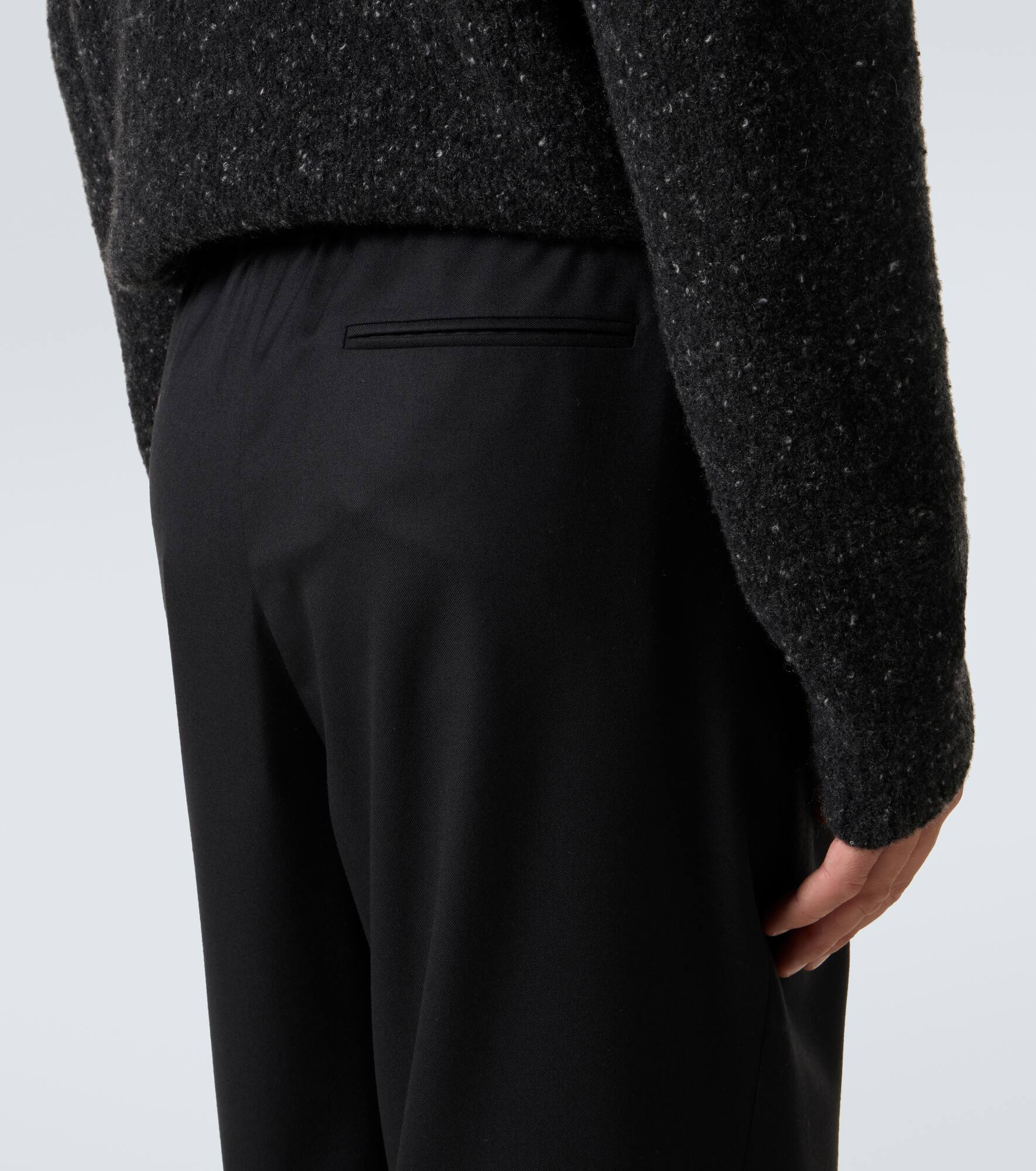 Xon virgin wool wide-leg pants - 6