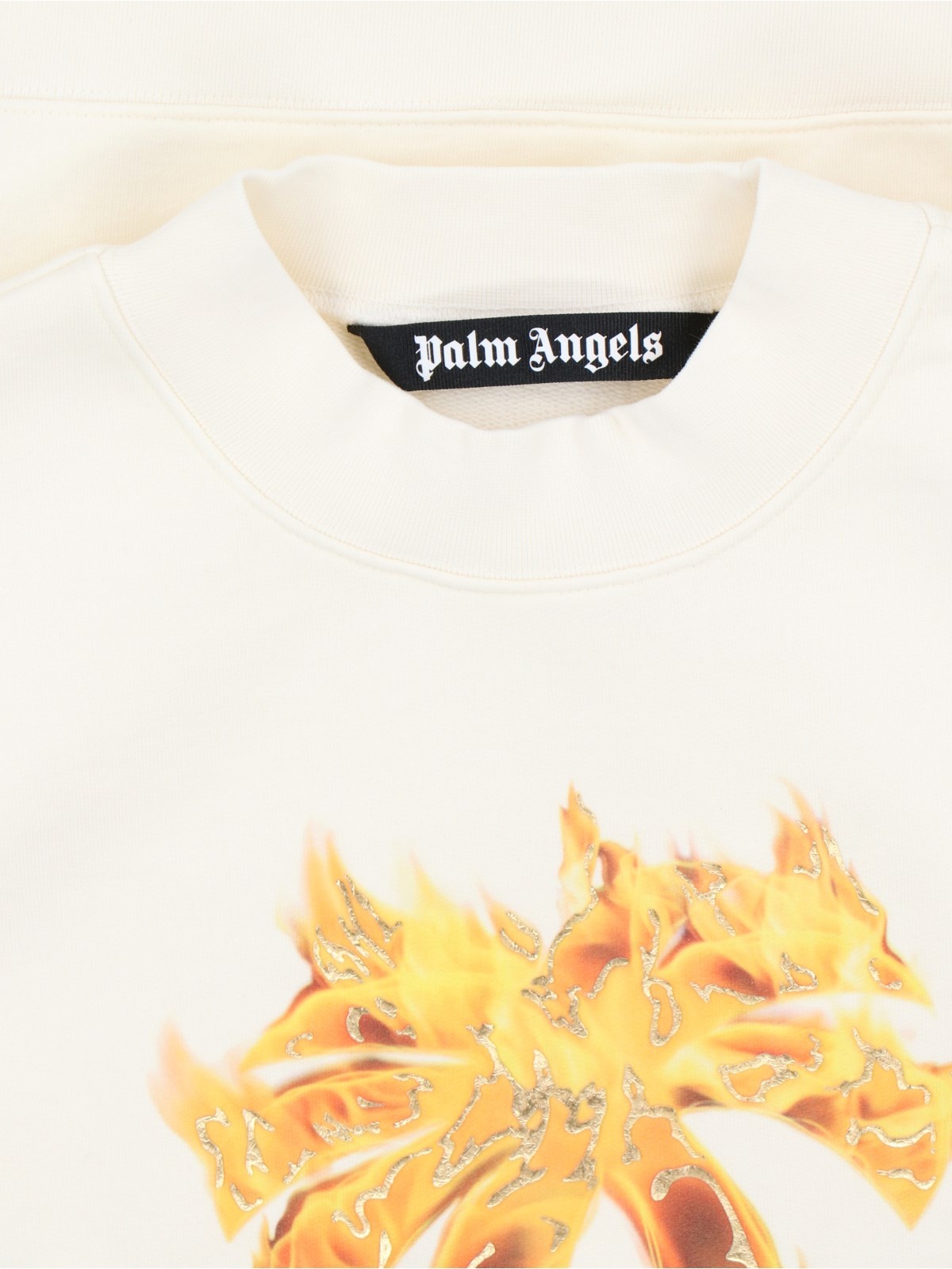 'BURNING LOGO' PRINT CREWNECK SWEATSHIRT - 3