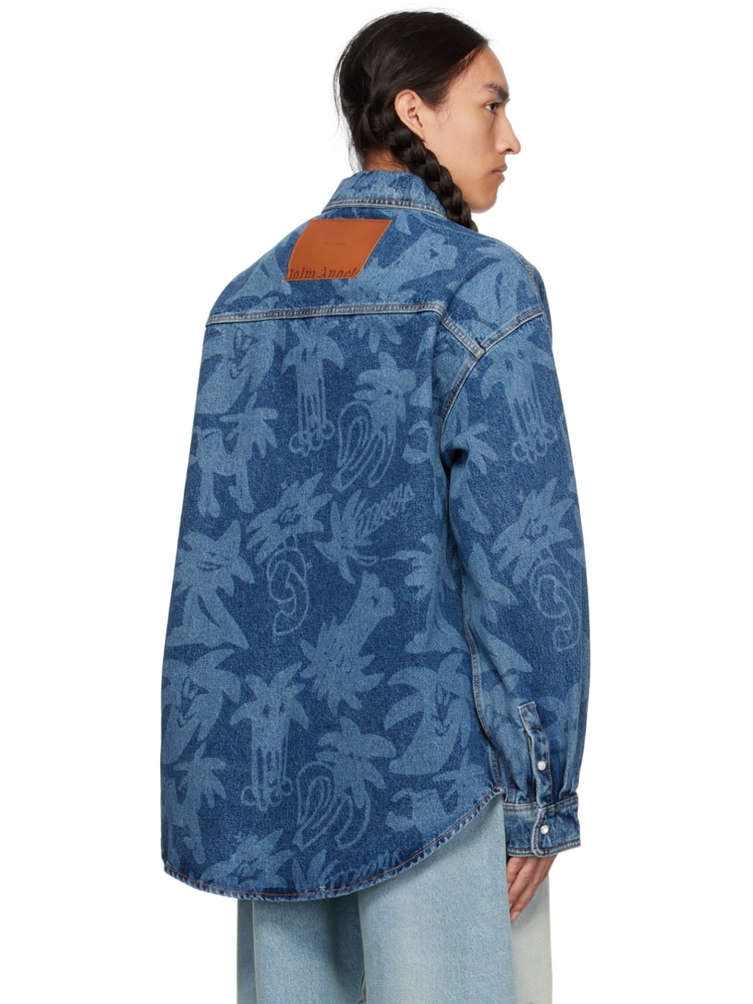 Blue Palmity Denim Shirt - 3