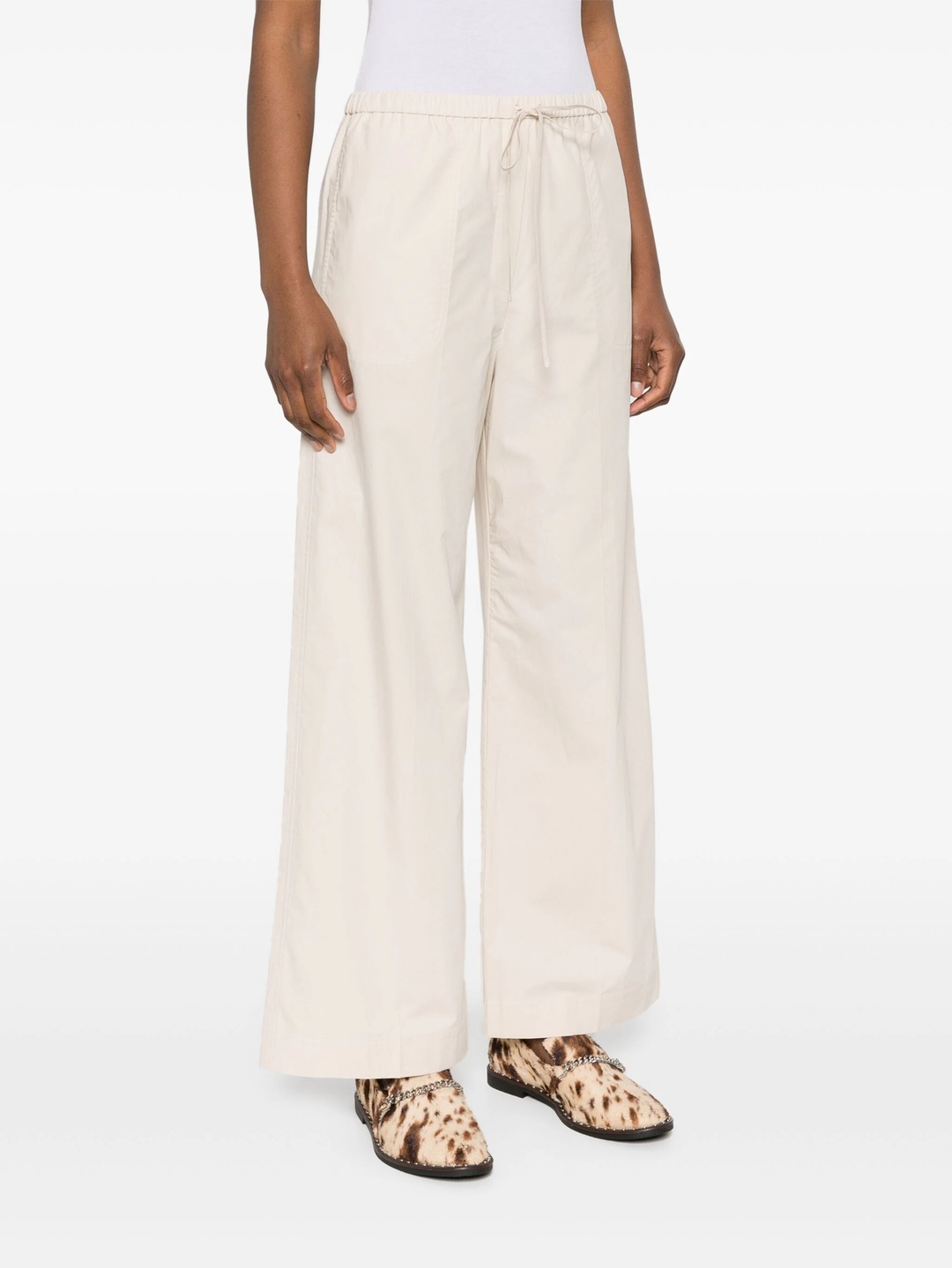 Cotton Drawstring Trousers - 3