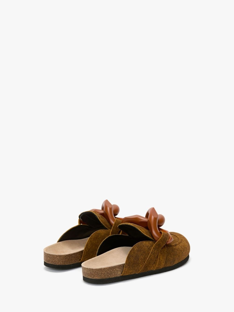 CHAIN LOAFER MULES 3