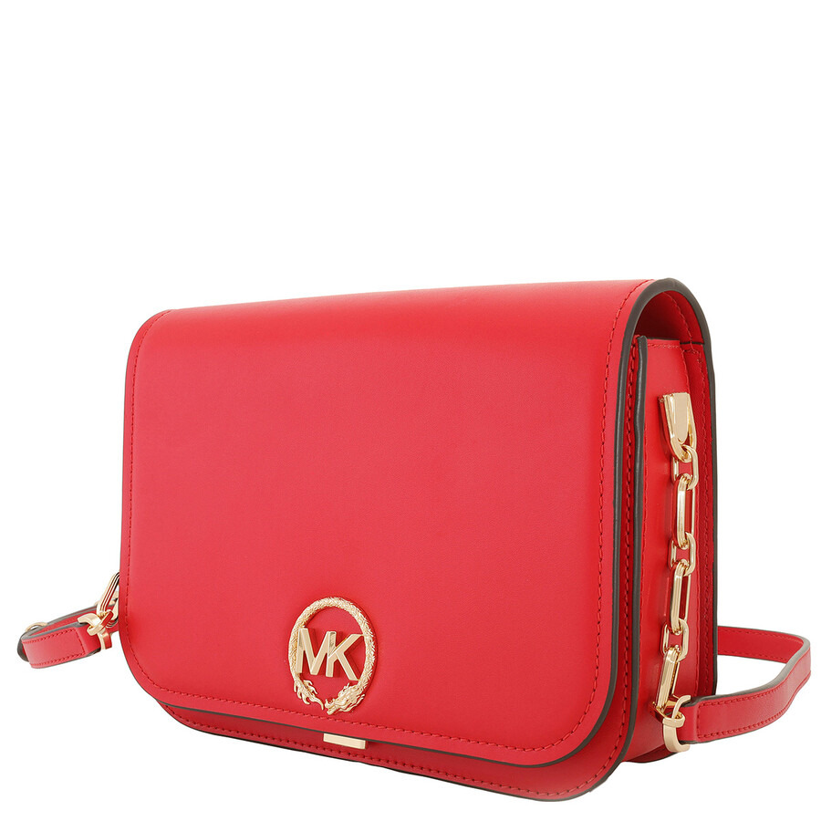 Michael Kors - Michael Kors Delancey Medium Leather Messenger Bag - 3