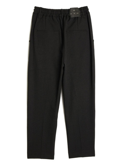 Song for the Mute elasticated-drawstring wide-leg trousers outlook