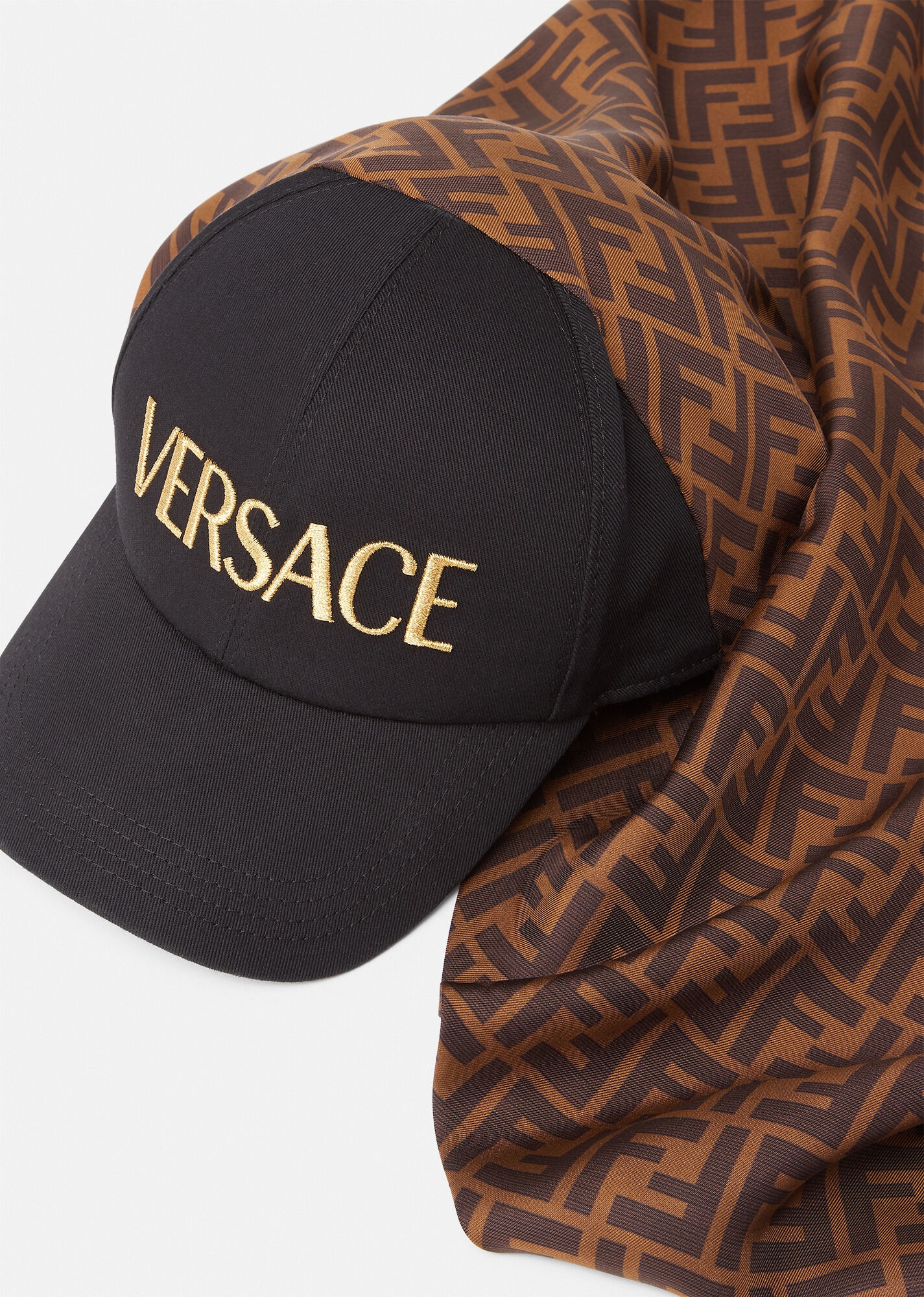 Fendace FF Silk Foulard Cap - 2